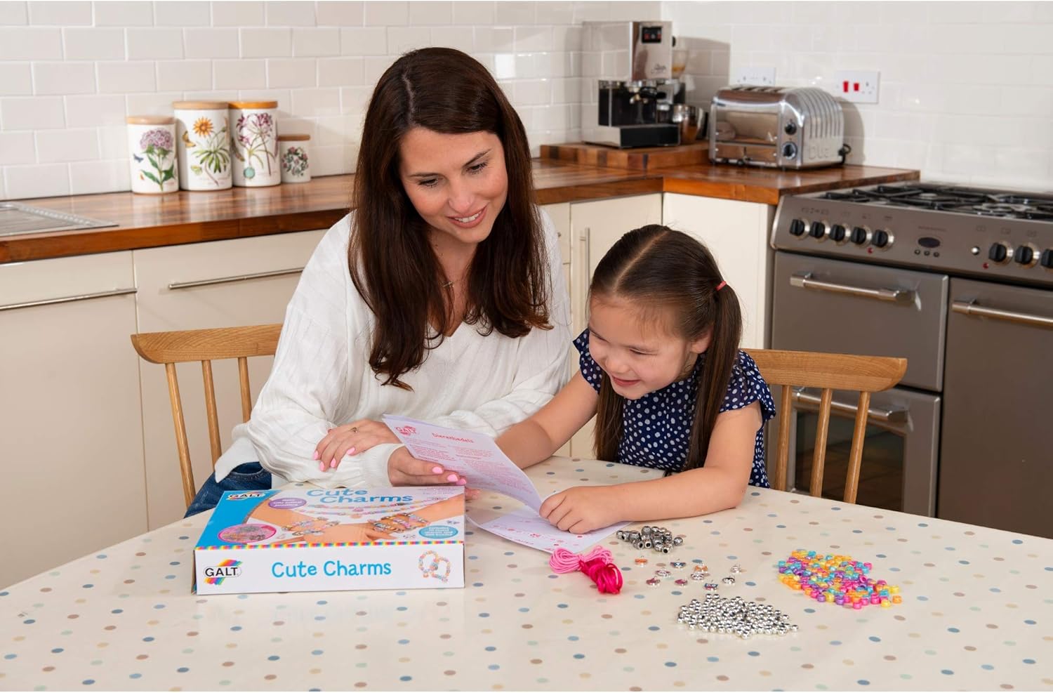 Galt Cute Charms Jewellery Making Kit - Animal Themed Craft Set for Kids Ages 7+ 4