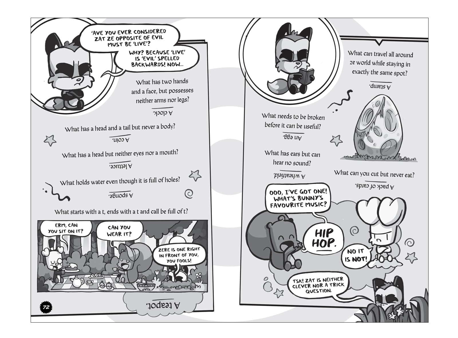 Bunny vs Monkey: The Gigantic Joke Fight (a Phoenix Comic Book) by Jamie Smart | Paperback