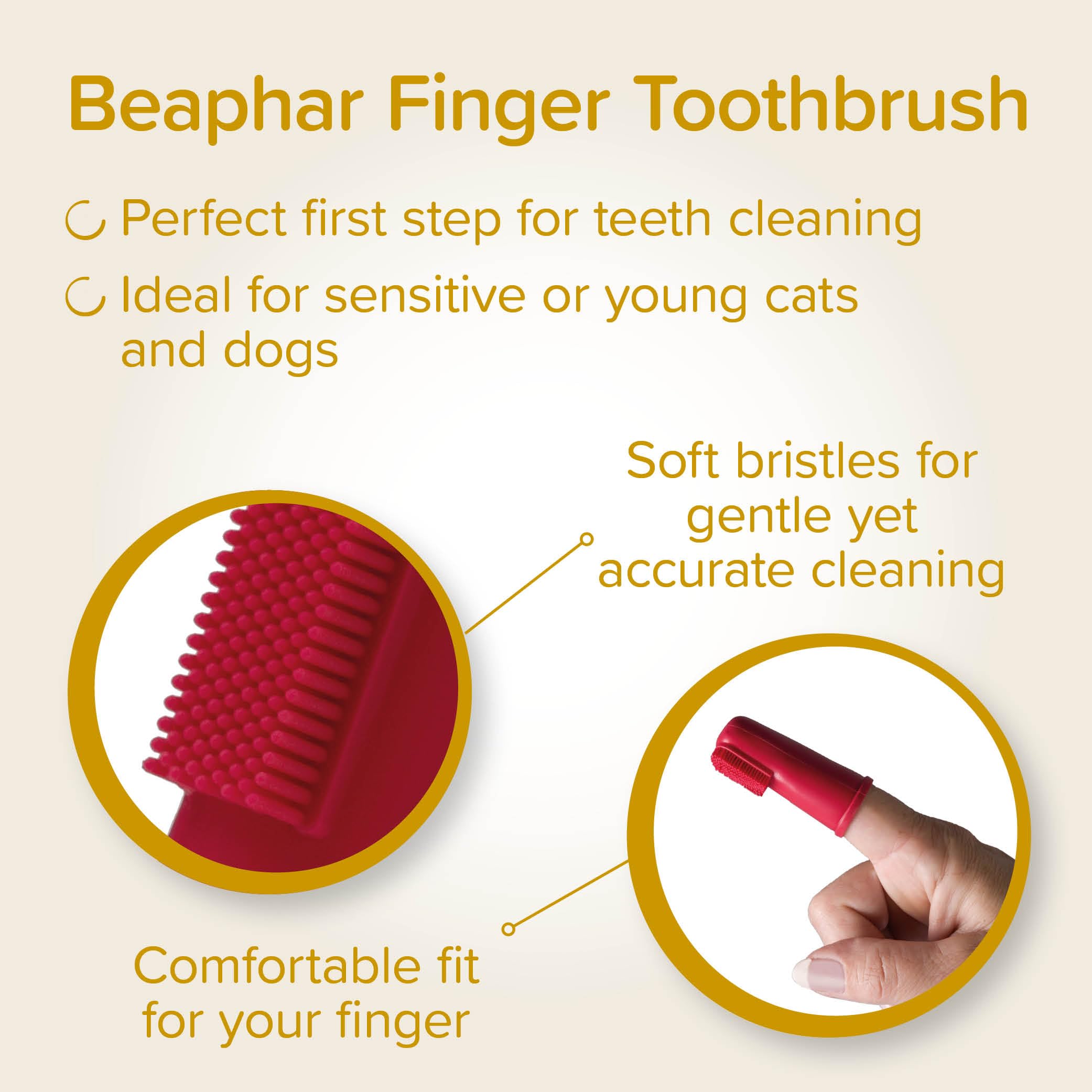 Beaphar Puppy Dental Care Kit - Toothbrush, Finger Brush & Camomile Toothpaste | 3 Items 3