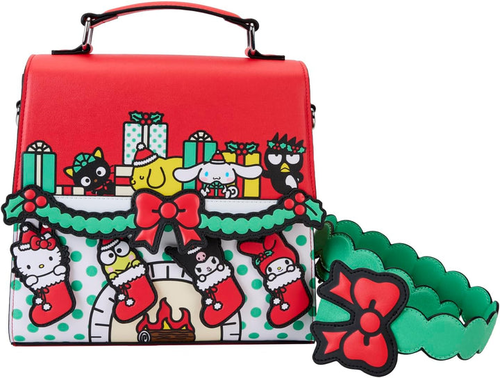 Loungefly Sanrio Hello Kitty and Friends Christmas Stocking Gifts Crossbody Bag (Model Number: N/A)