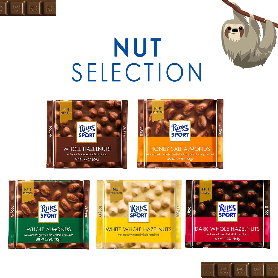 Ritter Sport Nut Selection Honey Salted Almonds, 100g