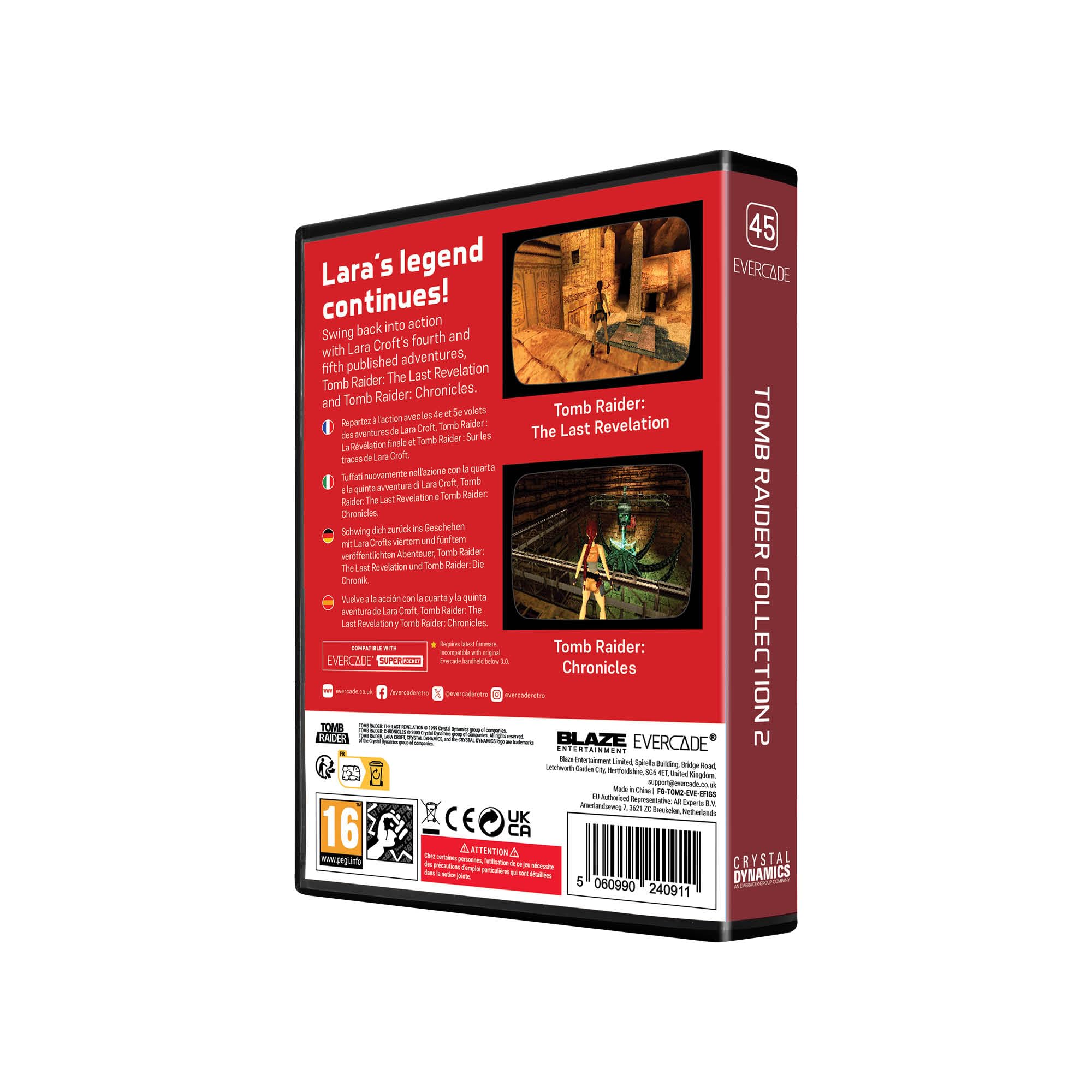 Tomb Raider Collection 2 - Evercade Platform Edition 9