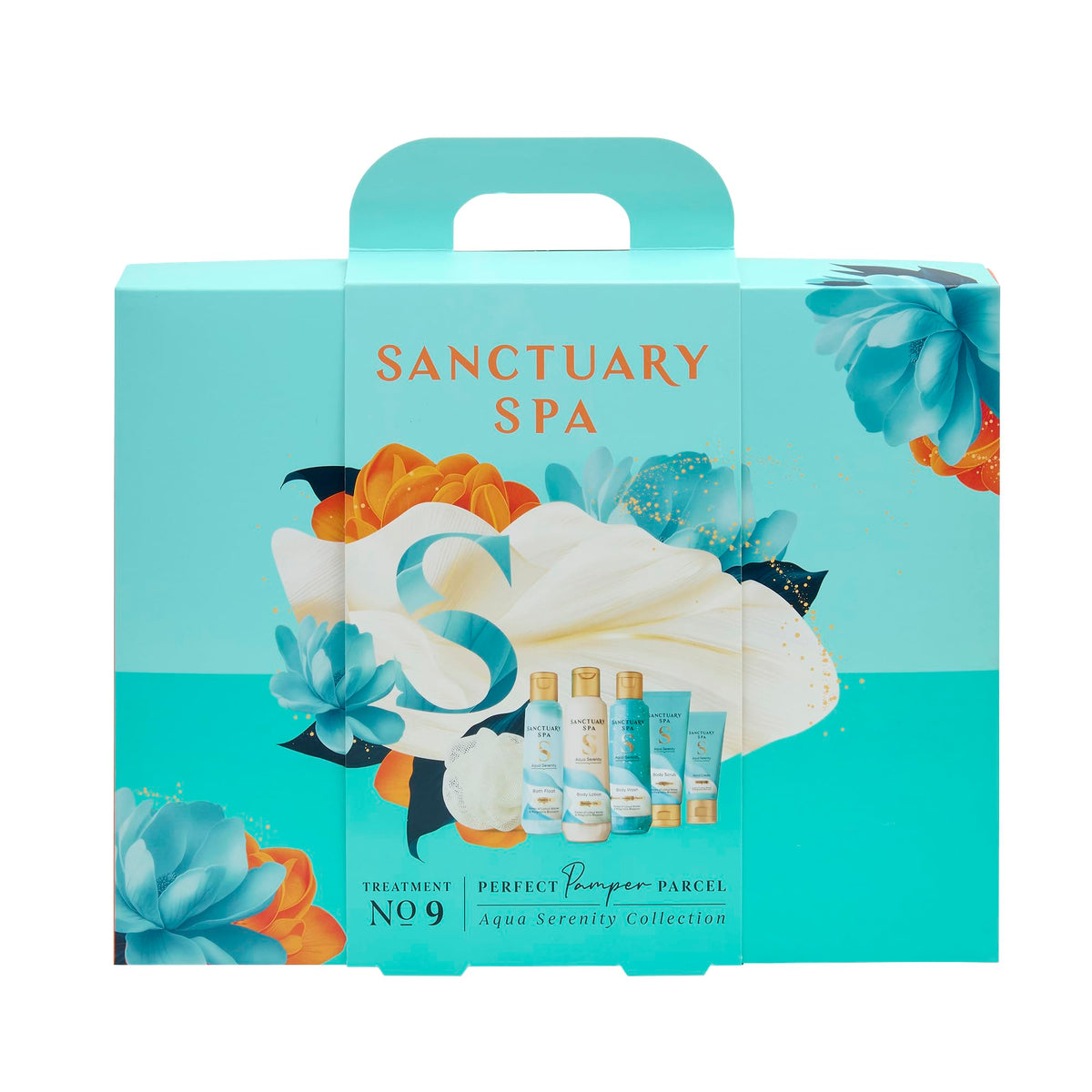 Sanctuary Spa Aqua Serenity Perfect Pamper Parcel Gift Set - 5 Piece Set