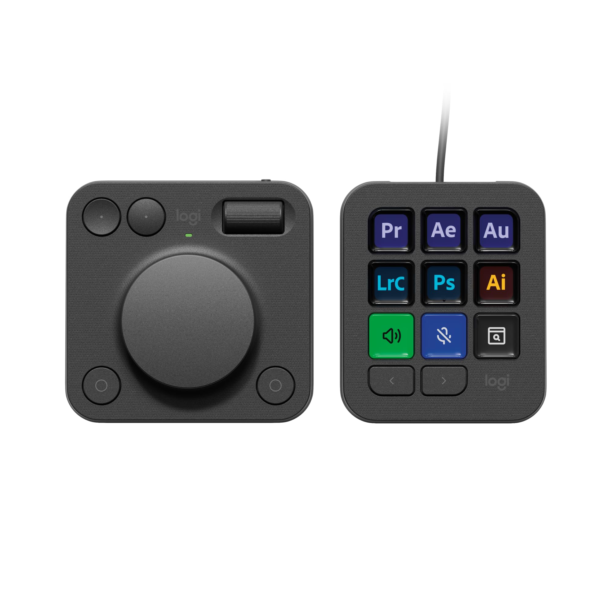 Logitech MX Creative Console - Programmable Keypad with 9 Customisable LCD Keys