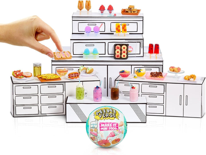 MGA Miniverse Make It Mini Food - Cafe Series 3 - DIY Resin Mini Collectibles for Ages 8+