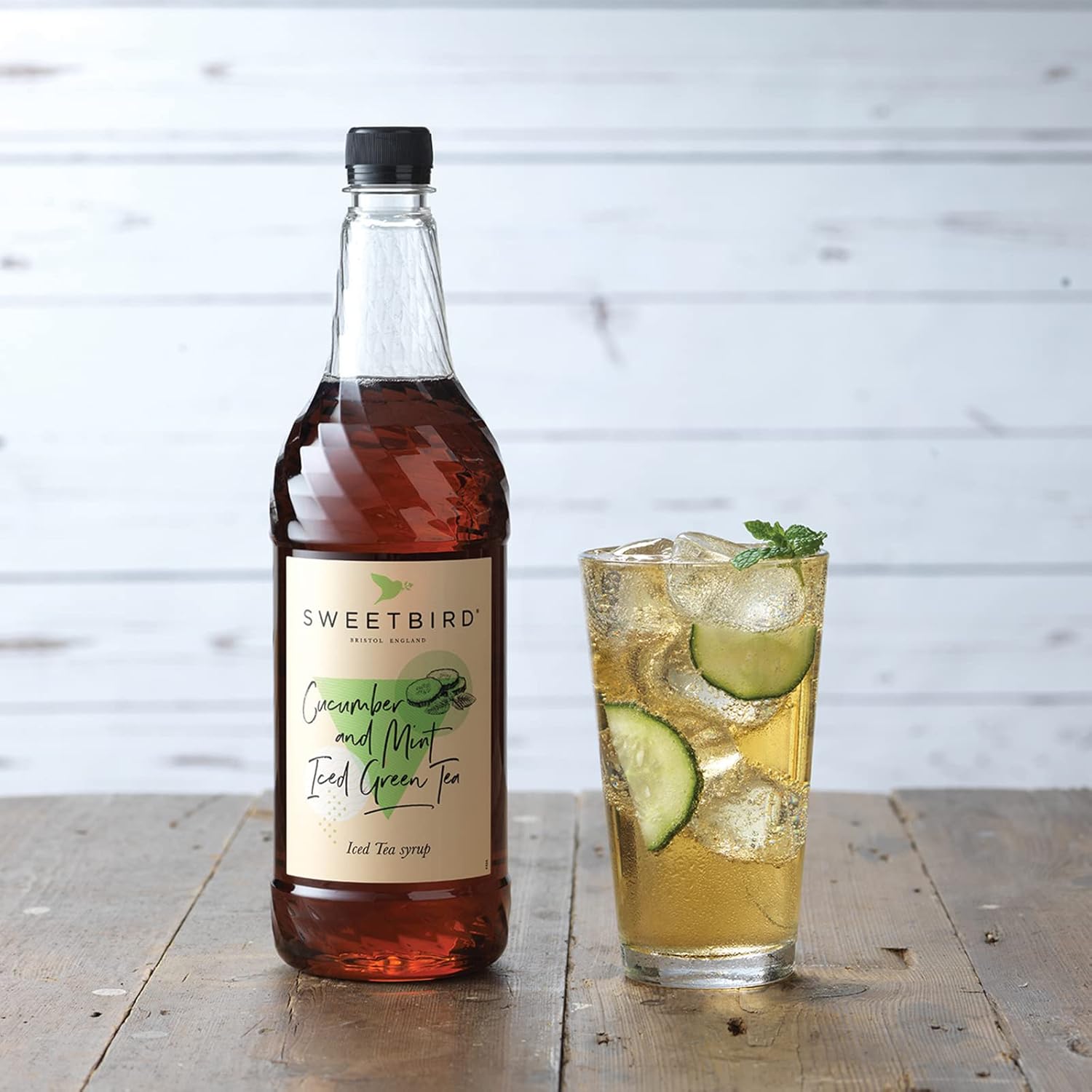 Sweetbird Cucumber & Mint Iced Green Tea Syrup (1 Litre) 7