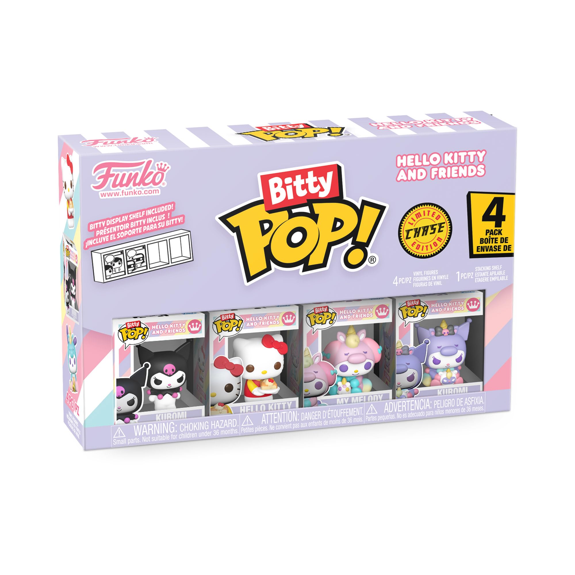 Funko Bitty Pop! Sanrio Kuromi 4PK with Surprise Mystery Mini Figure | Vinyl Miniature Figure 1
