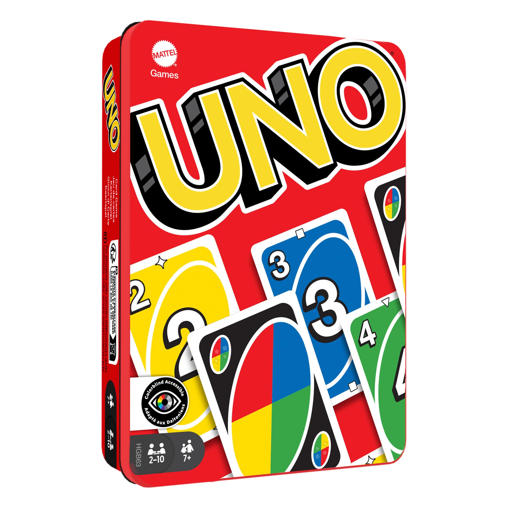 Mattel UNO Card Game - Classic Play in Collectible Tin | 112 Cards | Ages 7+ 1