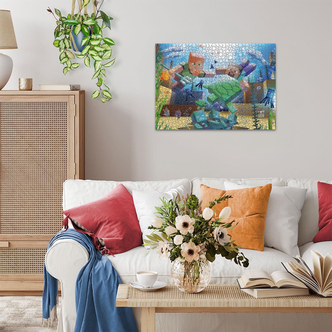 Ravensburger Minecraft Mosaic 1000 Piece Jigsaw Puzzle - Ages 12 and Up 3