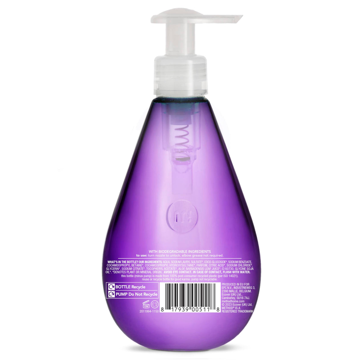 Method Hand Wash Lavender Hand Soap - Pack of 4 | Purple