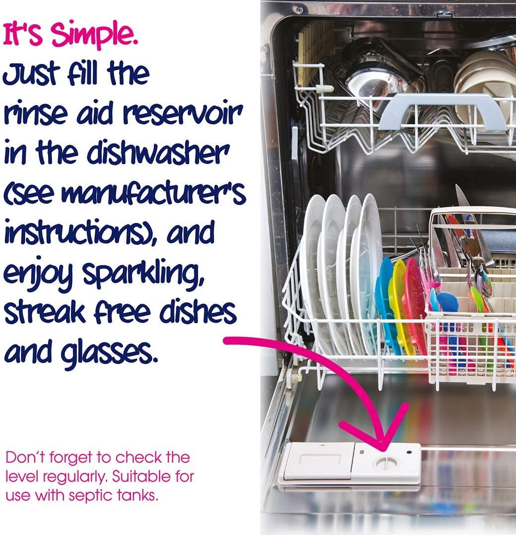 Ecozone Dishwasher Rinse Aid (500ml) 3