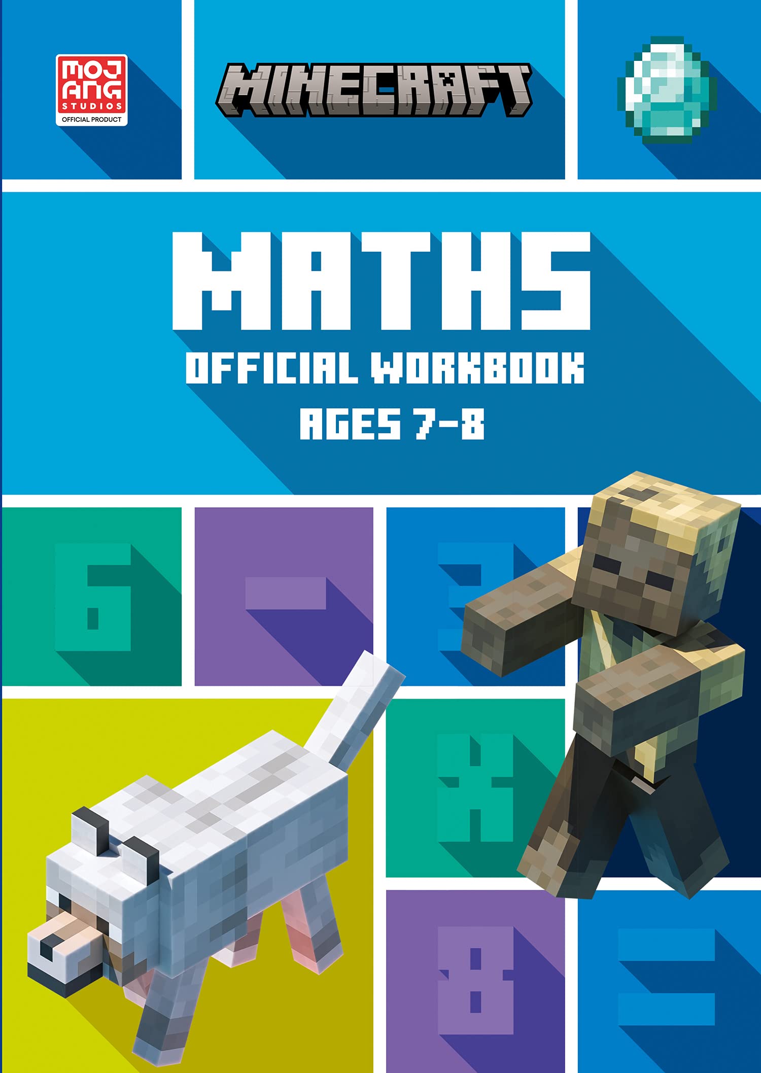 Collins Minecraft Maths Ages 7-8 Official Workbook | Year 3 Practice