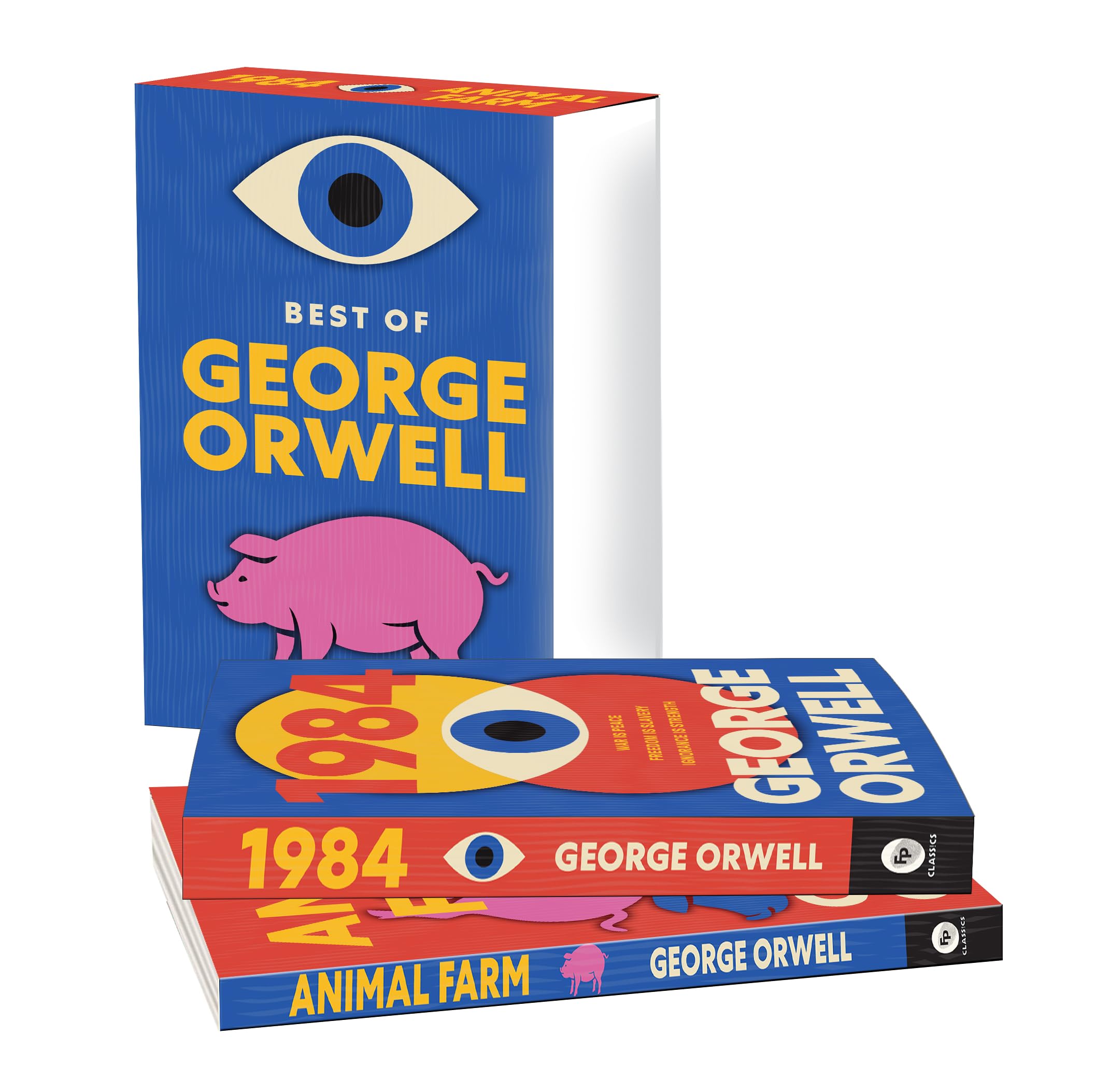 FINGERPRINT with FP logo Orwell G - Animal Farm & 1984 Dystopian Classics Collection | Paperback | English 2