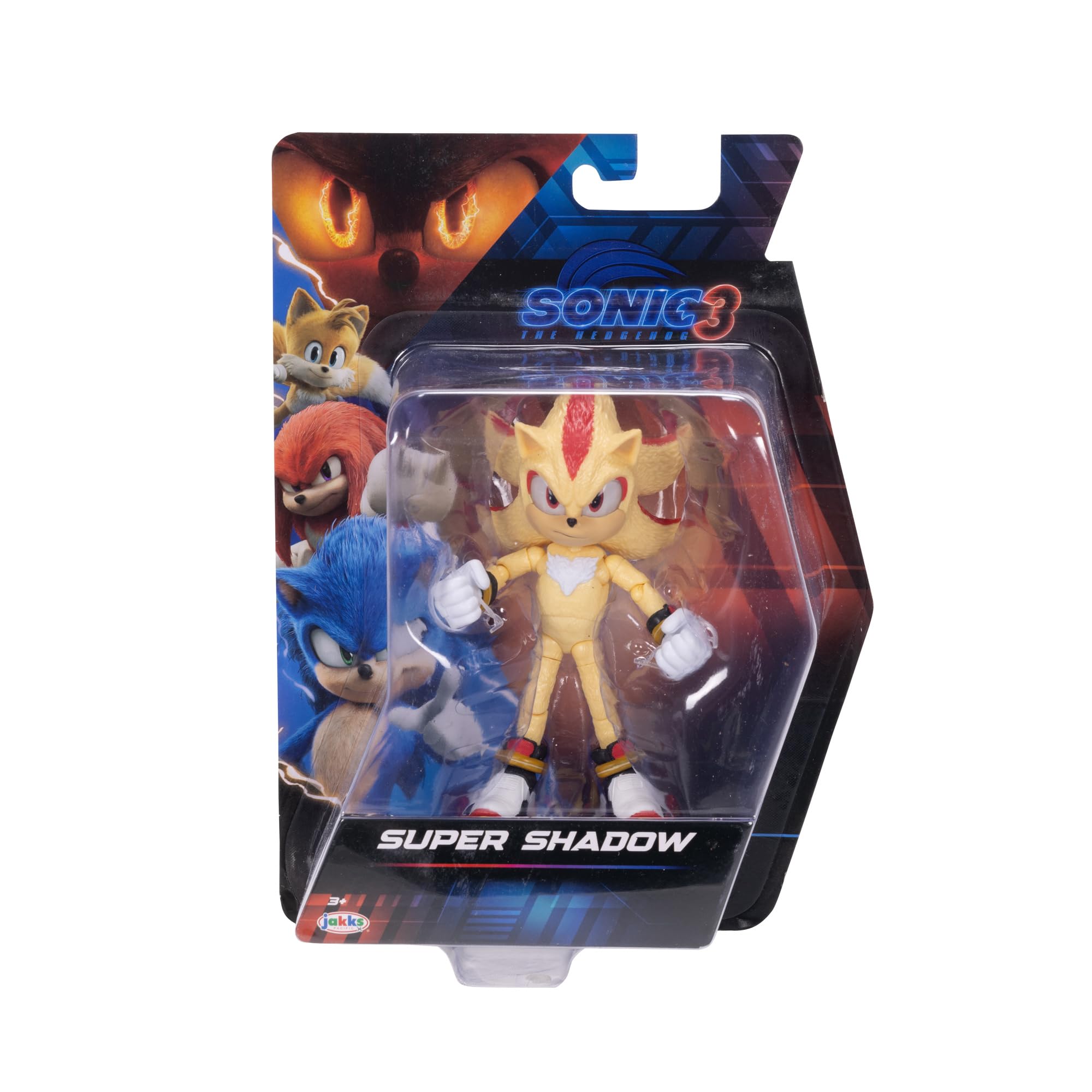 Sonic The Hedgehog Super Shadow 13 cm Action Figure by Jakks Pacific | Movable Joints 6