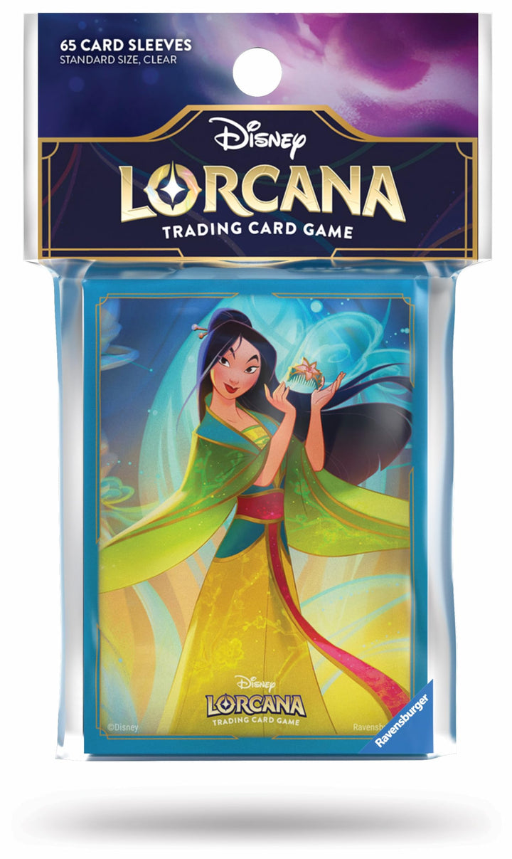 Ravensburger Disney Lorcana Trading Card Game - 65 Mulan Card Sleeves
