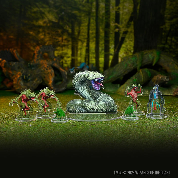 WizKids D&D Idols of the Realms: Snake Den - Scales & Tails 2D Miniatures
