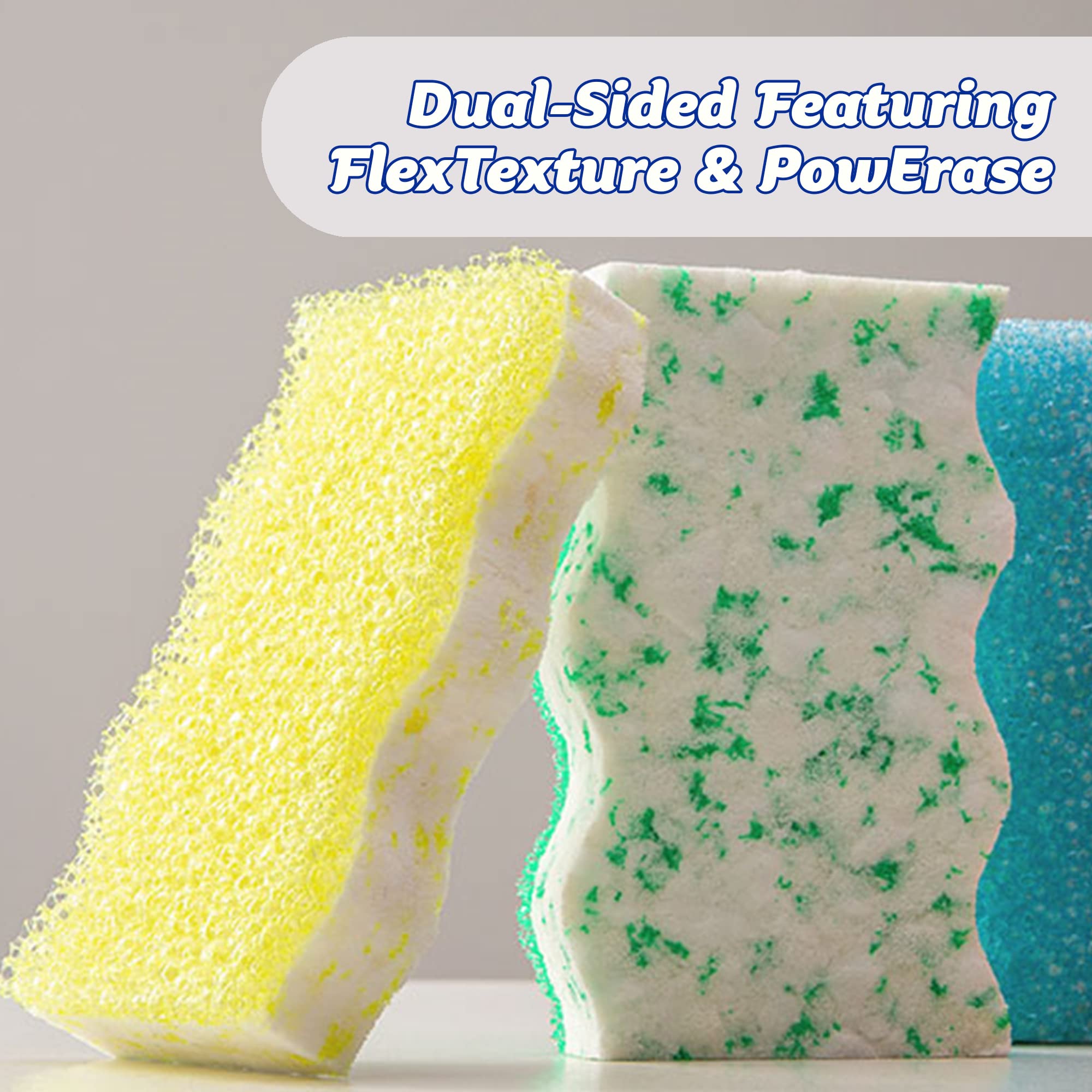 Scrub Daddy Eraser Daddy 10x Magic Sponge Erasers - 2 Pack, Dual Sided, Water Activated