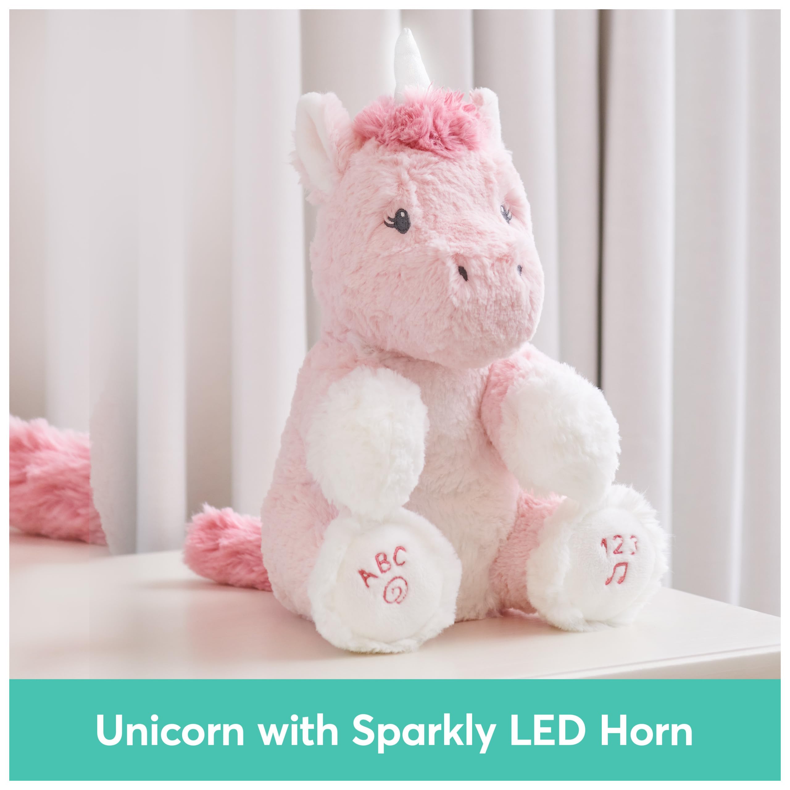 GUND Baby Alora the Unicorn Animated Plush | Singing & Clapping | Lights Up | Ages 0+