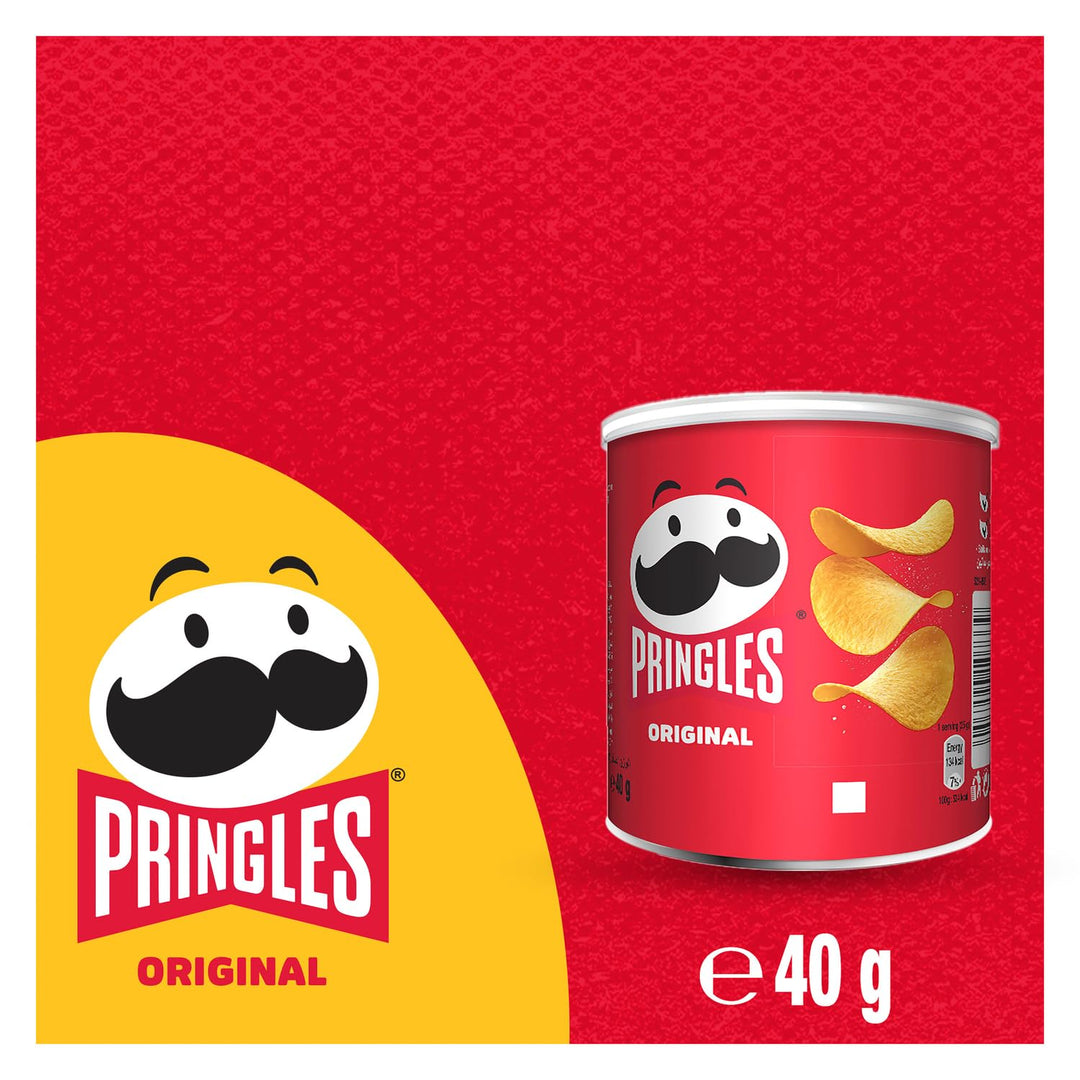 Pringles Original Potato Chips 40g (Pack of 12)