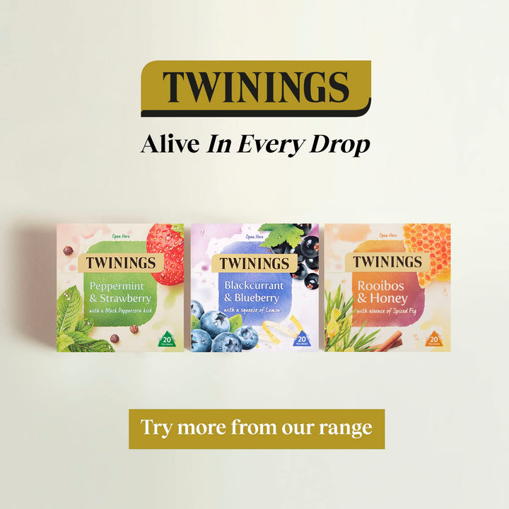 Twinings Raspberry & Lemon Infusion Tea Bags with Rose Petals, 20 Count