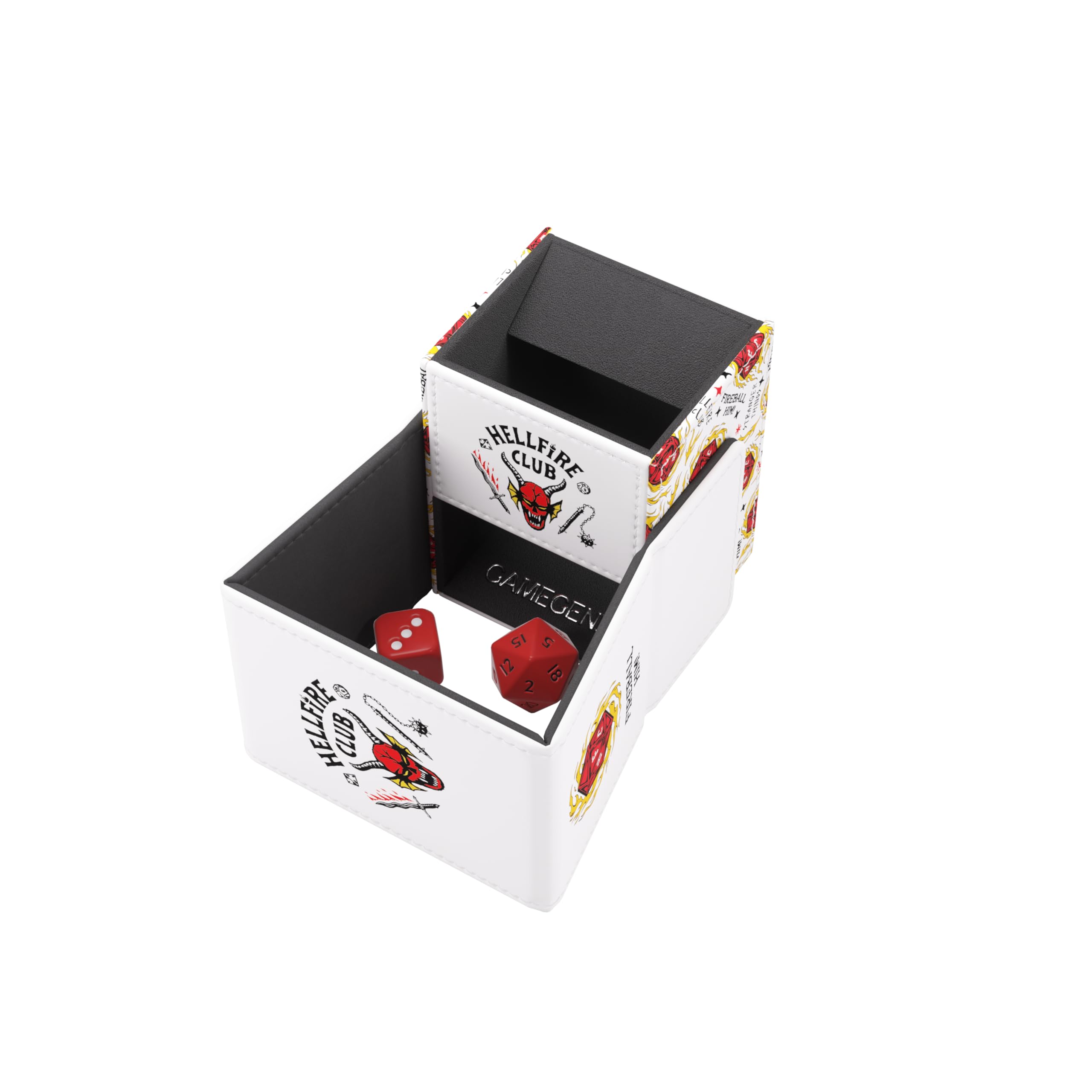 Gamegenic Stranger Things Hellfire Club Premium Dice Tower and Storage Cube 3
