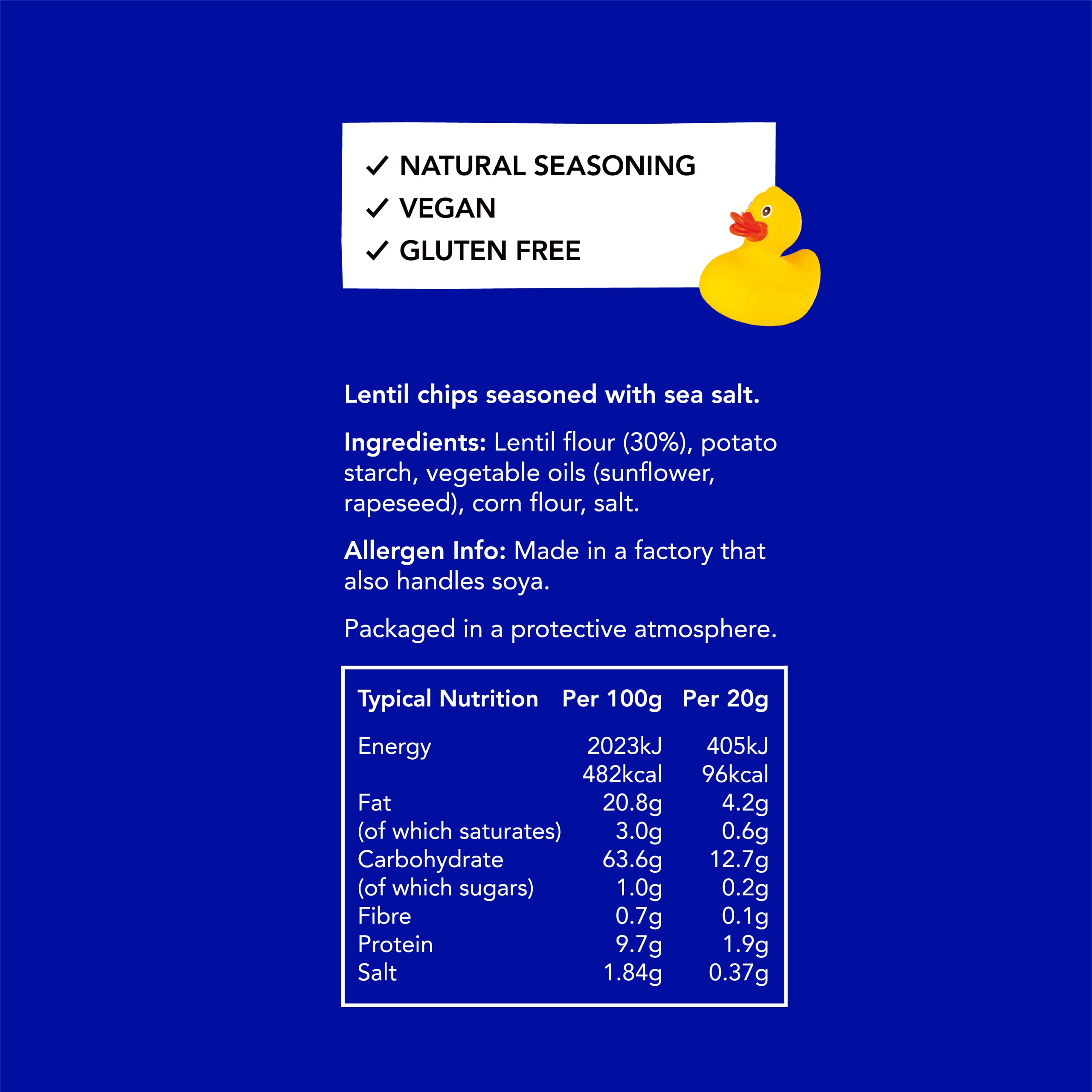 PROPER - Sea Salt Lentil Chips, Vegan & Gluten Free Snacks, 85g (8 Packs) 5