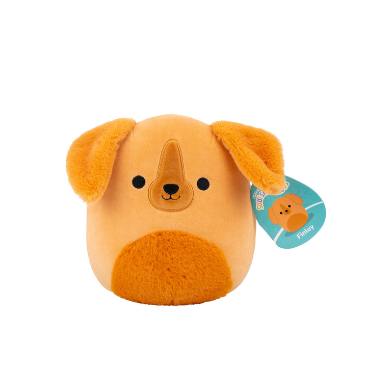 Squishmallows Original 7.5-Inch Finley the Brown Irish Setter - Soft Plush Toy for Kids 3+