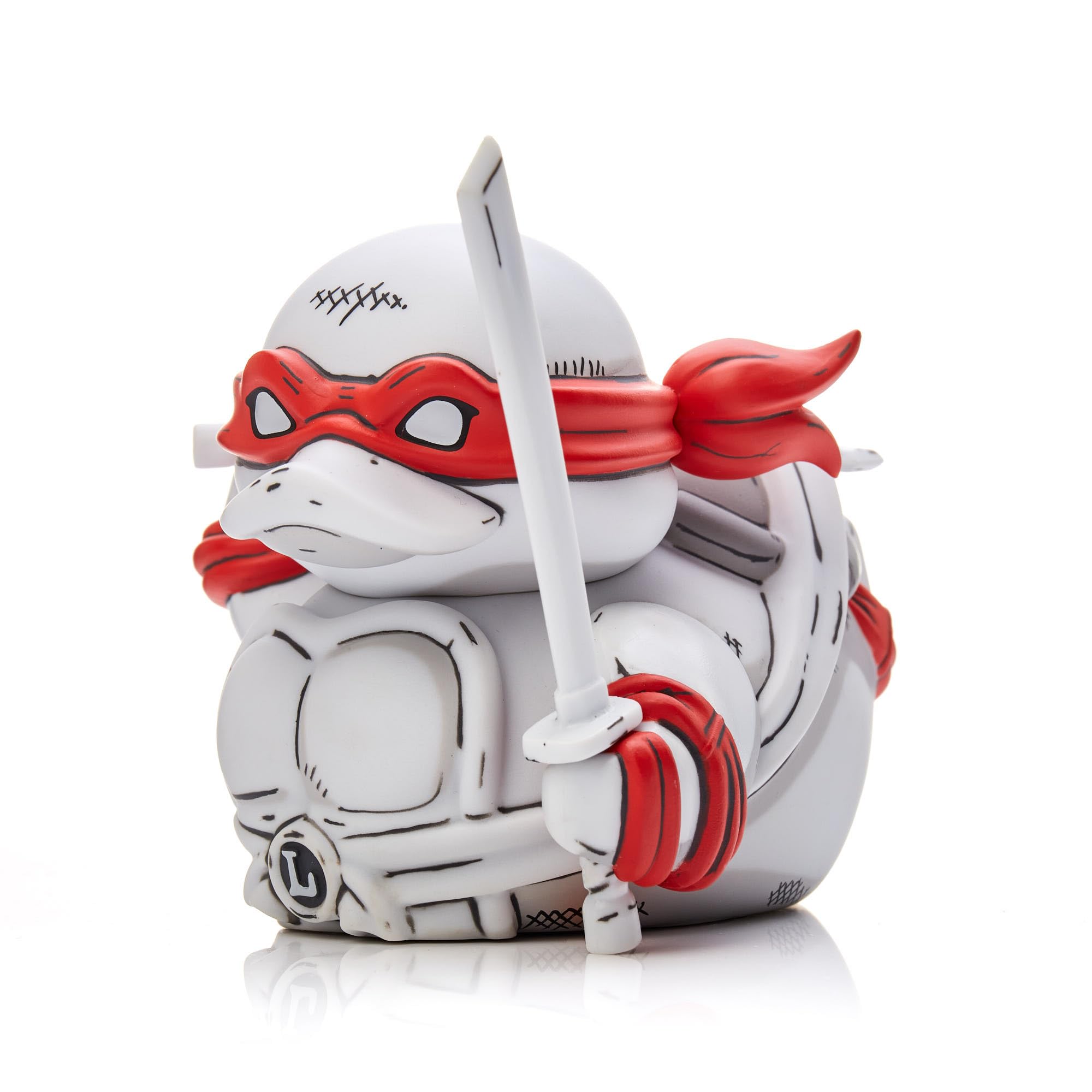 TUBBZ Teenage Mutant Ninja Turtles - Comic Style Leonardo Cosplay Duck Figure | 9cm Tall