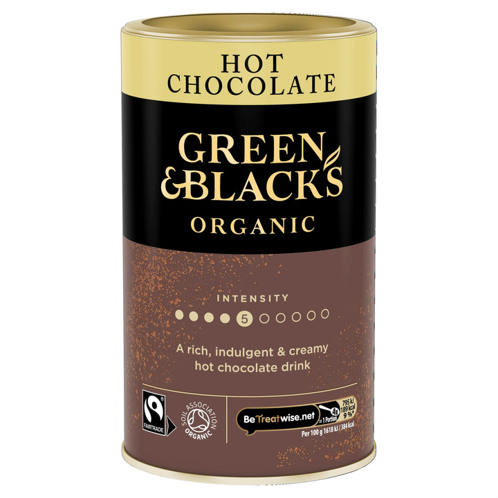 Green & Black's Organic Hot Chocolate - Rich & Indulgent Drinking Chocolate, 250g