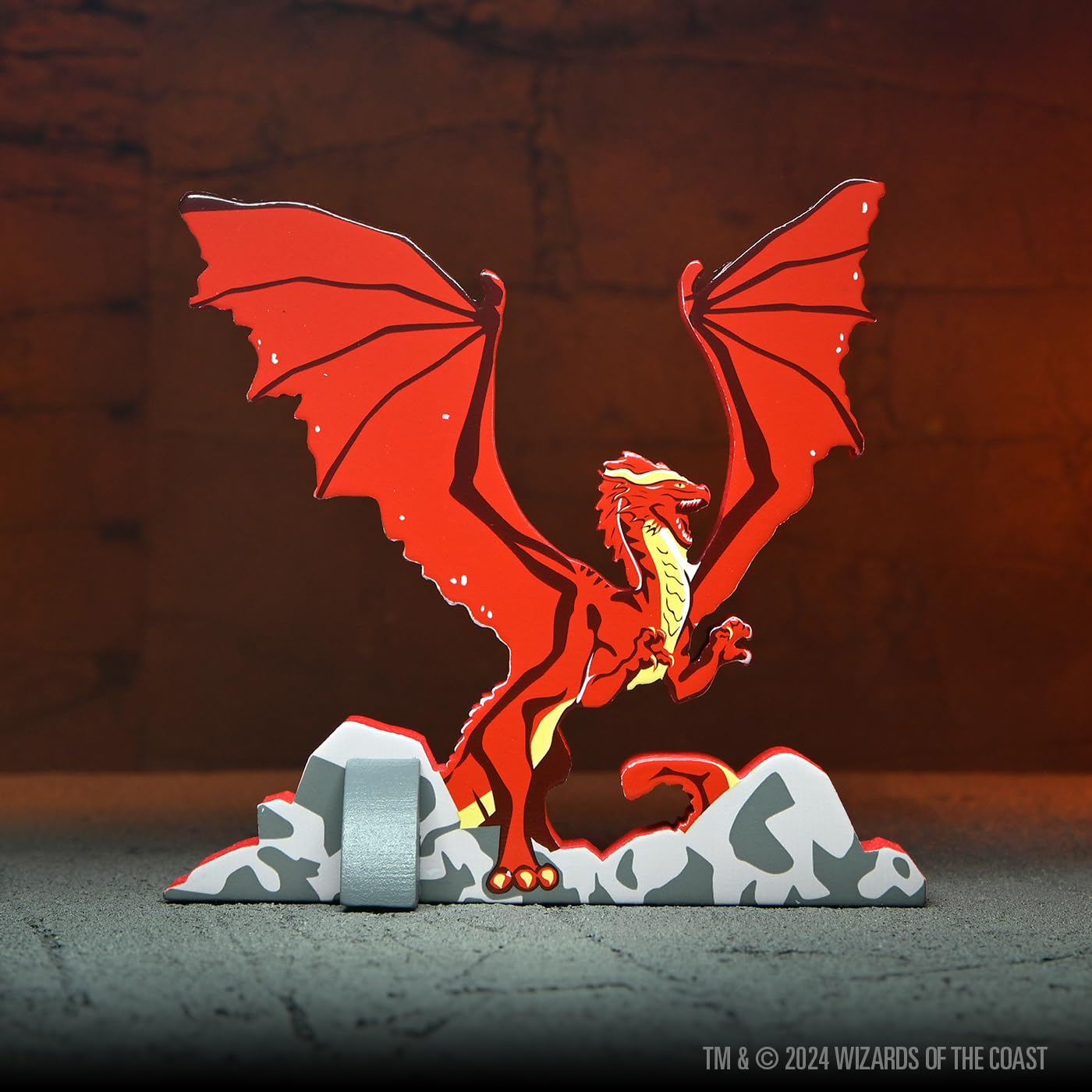 WizKids Dungeons & Dragons Gamelings - Red Dragon Wooden Token | Collectible Game Accessory 5