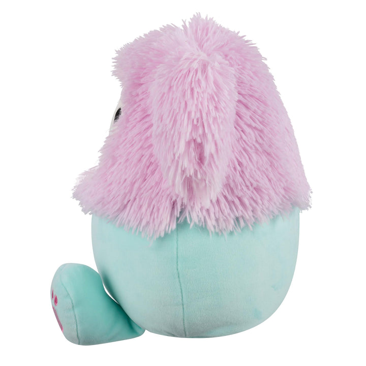 Squishmallows 12-Inch Bessem the Mint and Pink Bigfoot with Sparkly Feet - Plush Toy