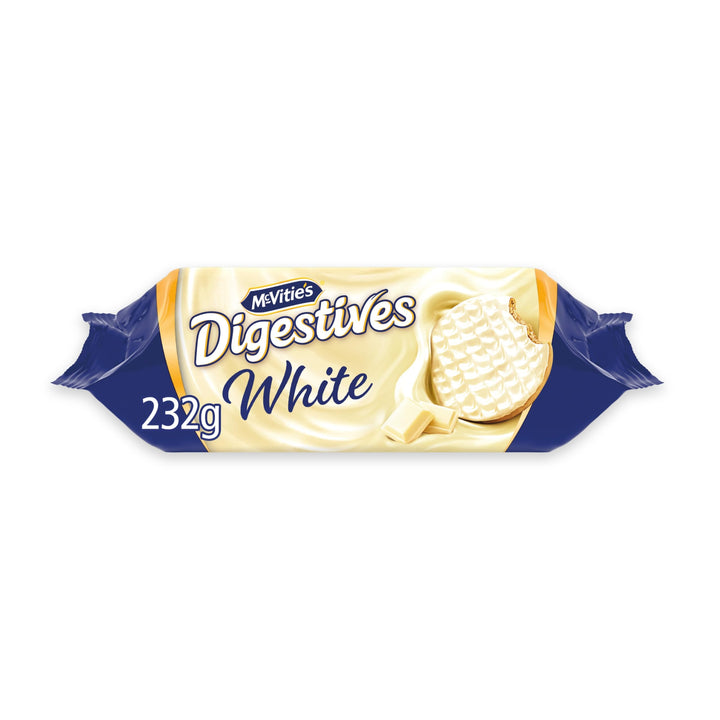 McVitie's White Chocolate Digestive Biscuits, 232 g