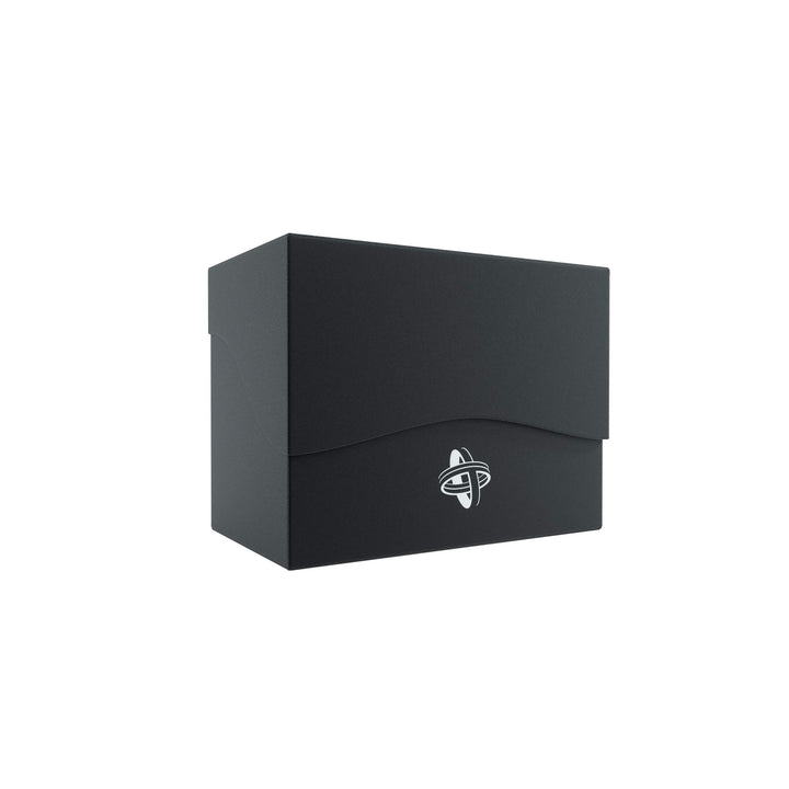 Gamegenic 80-Card Side Holder - Black, Holds 80 Double-Sleeved Cards, Sideloading Deck Box with Cobra Neck Technology