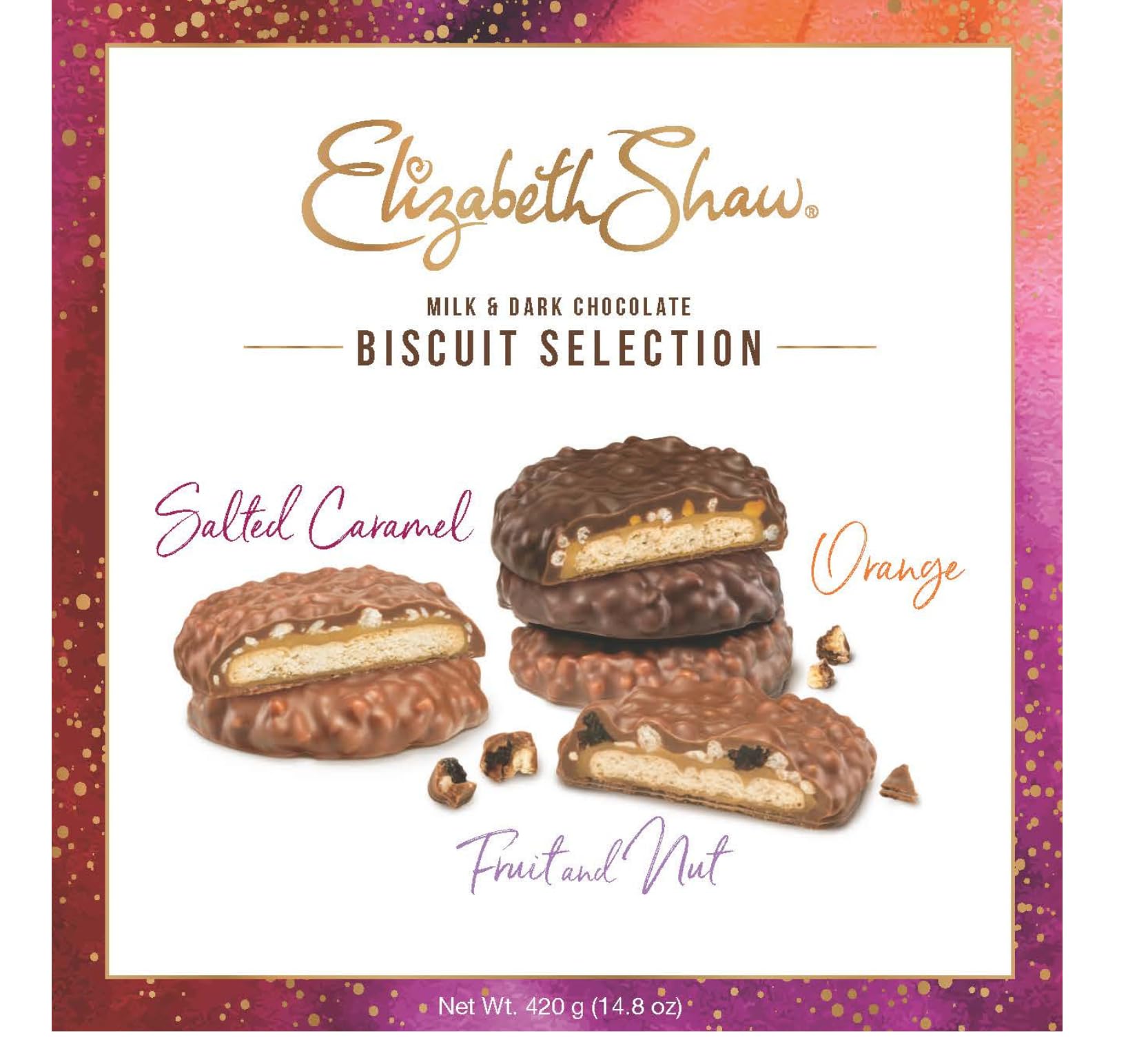 Elizabeth Shaw Biscuit Gift Pack – Milk and Dark Chocolate Biscuit Selection 3