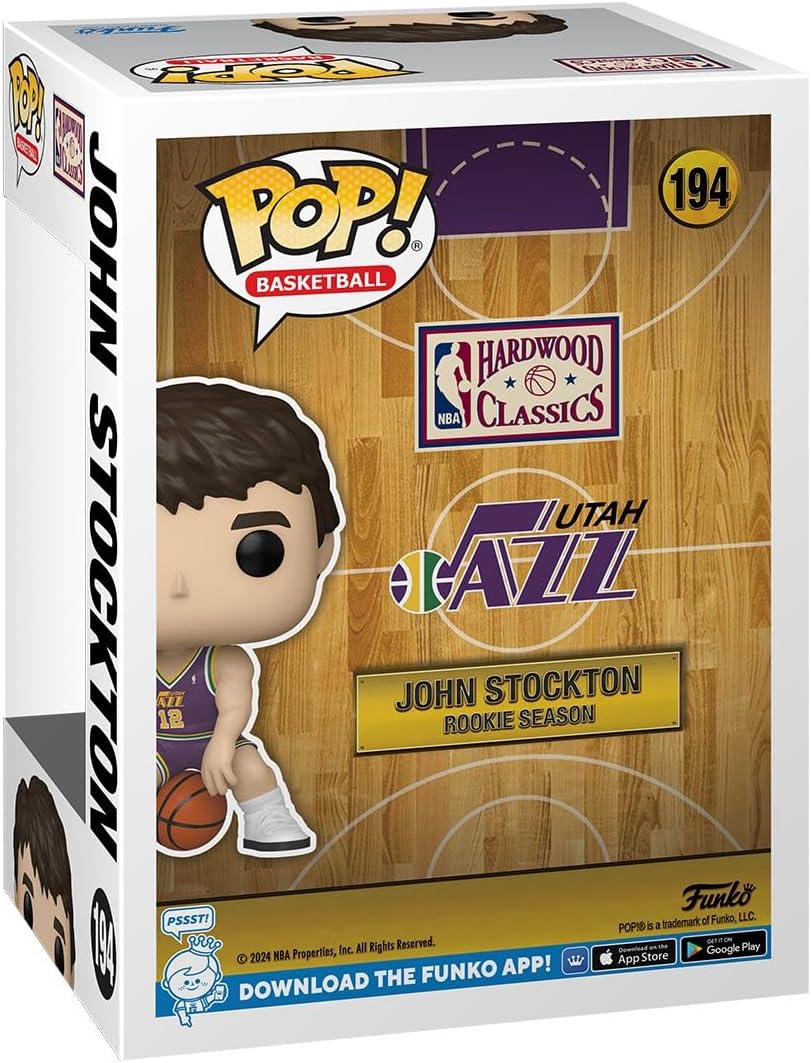 Funko Pop! NBA Legends - John Stockton Rookie Season Vinyl Figure (79679)