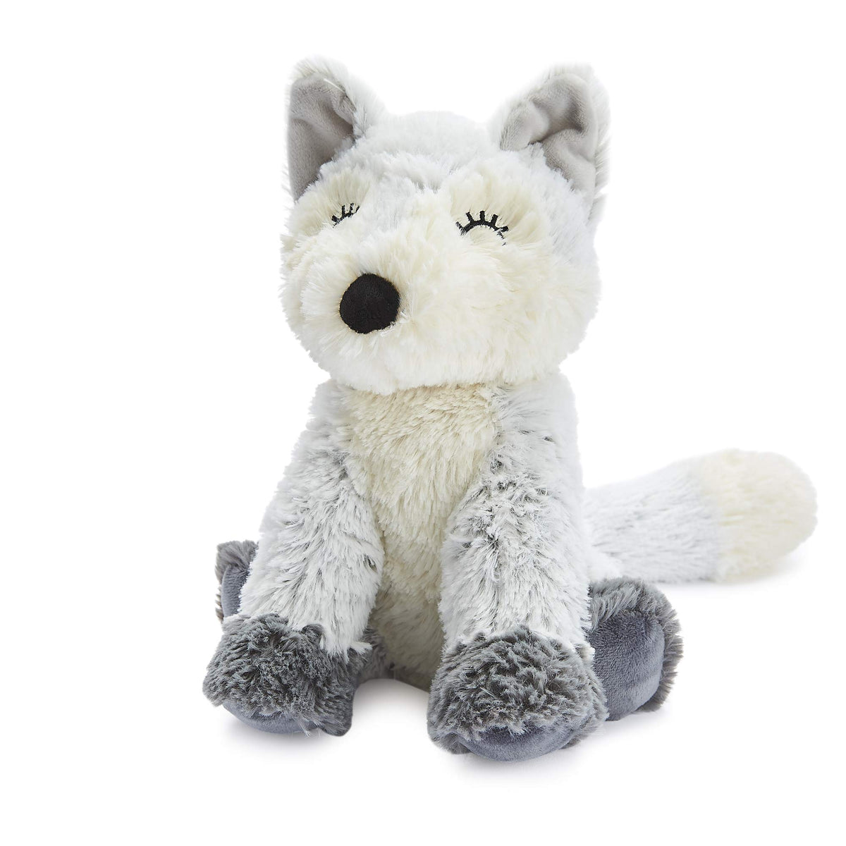 Warmies Marshmallow Fox - Microwaveable Comfort Plush Toy | Lavender Scented | Grey