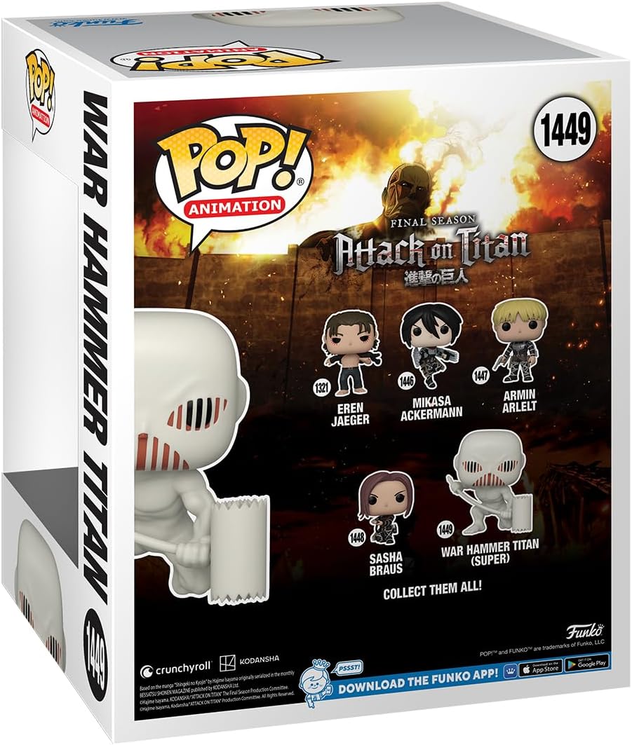 Funko Pop! Animation - Attack on Titan: War Hammer Titan Vinyl Figure (67933) 3