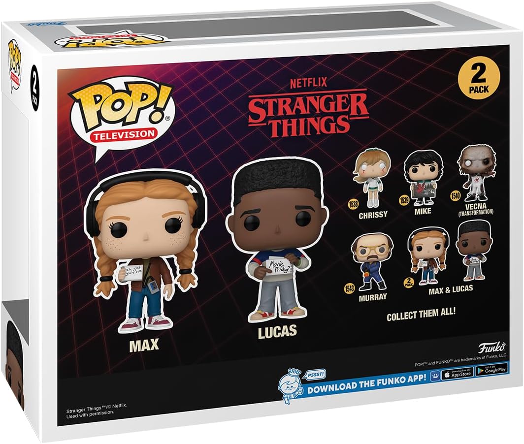 Funko Pop! TV Stranger Things - Max Mayfield & Lucas 2PK Vinyl Figure Set (80139)