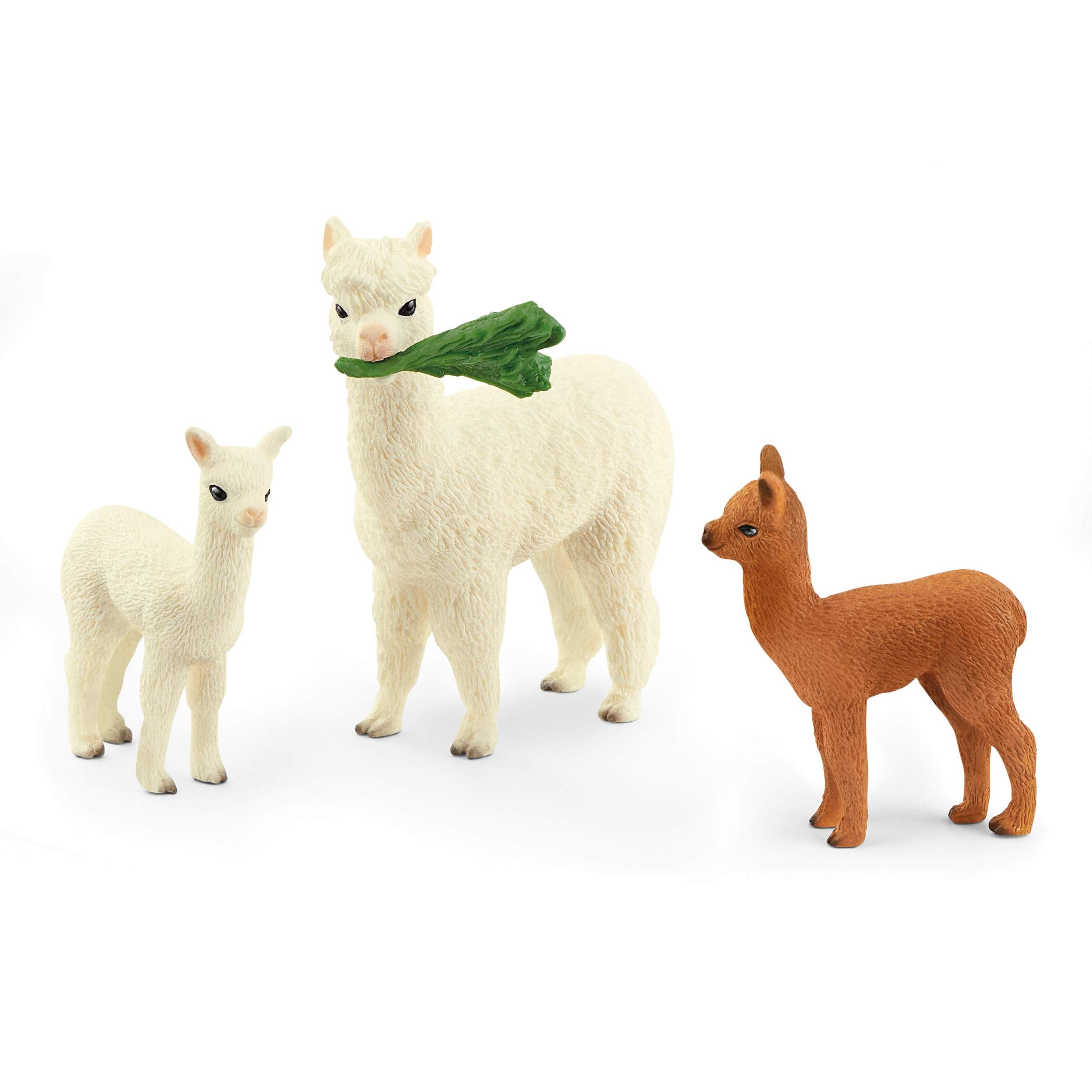Schleich Wild Life Alpaca Family Set | Ages 3-8 | Multi-colour Plastic Figures