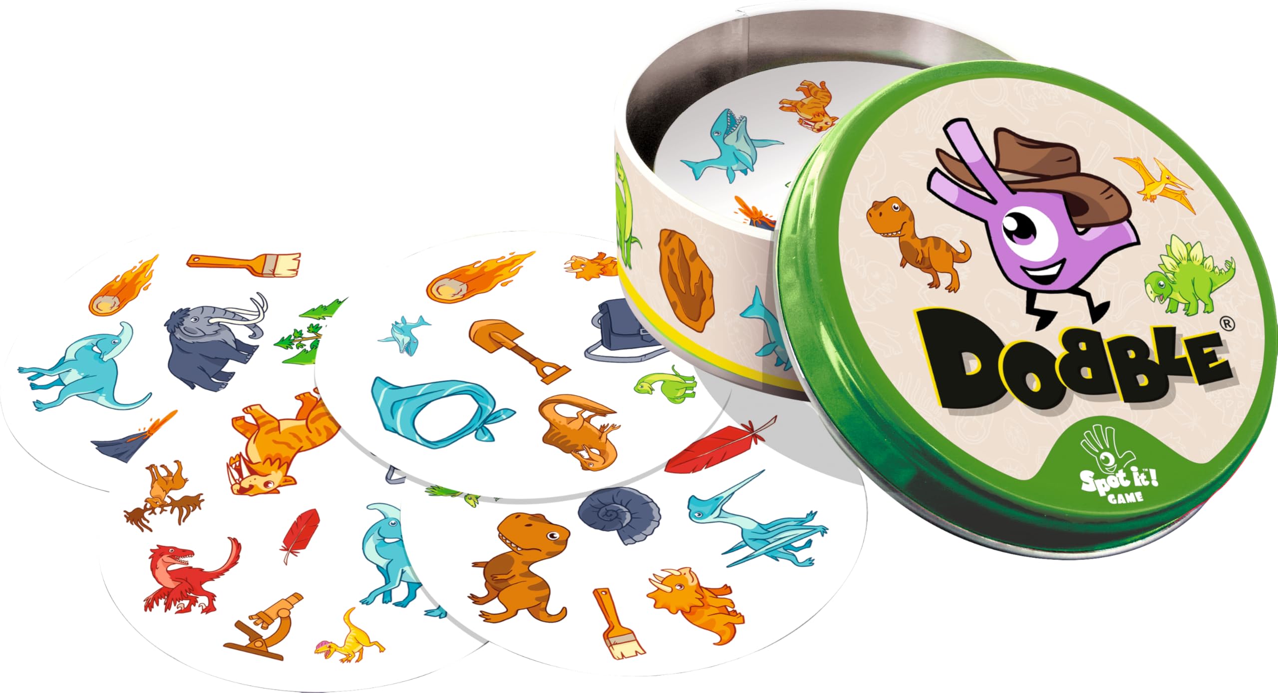 Asmodee Dobble Dinosaurs Card Game for Kids 4+ | 2-8 Players | 15-Minute Family Fun 4