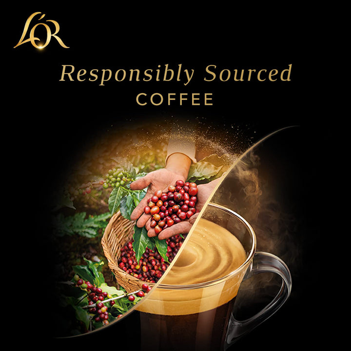 L'OR Espresso Ristretto Decaf Coffee Pods (Pack of 100 Capsules, Intensity 9)