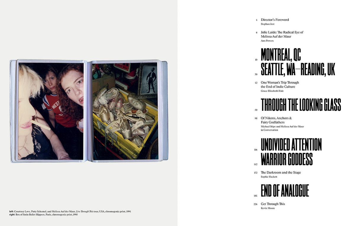 Melissa Auf der Maur: My ’90s Rock Photographs - Hardcover, 240 Pages
