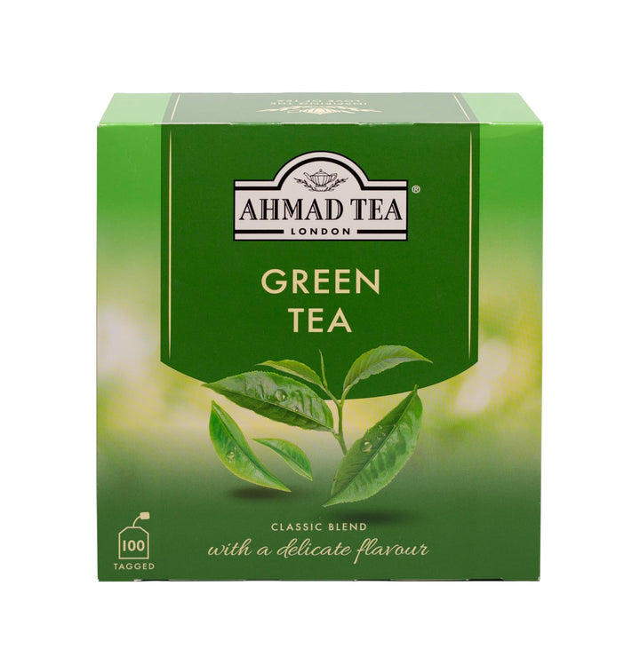 Ahmad Tea Pure Green Tea - 100 Teabags (200g)
