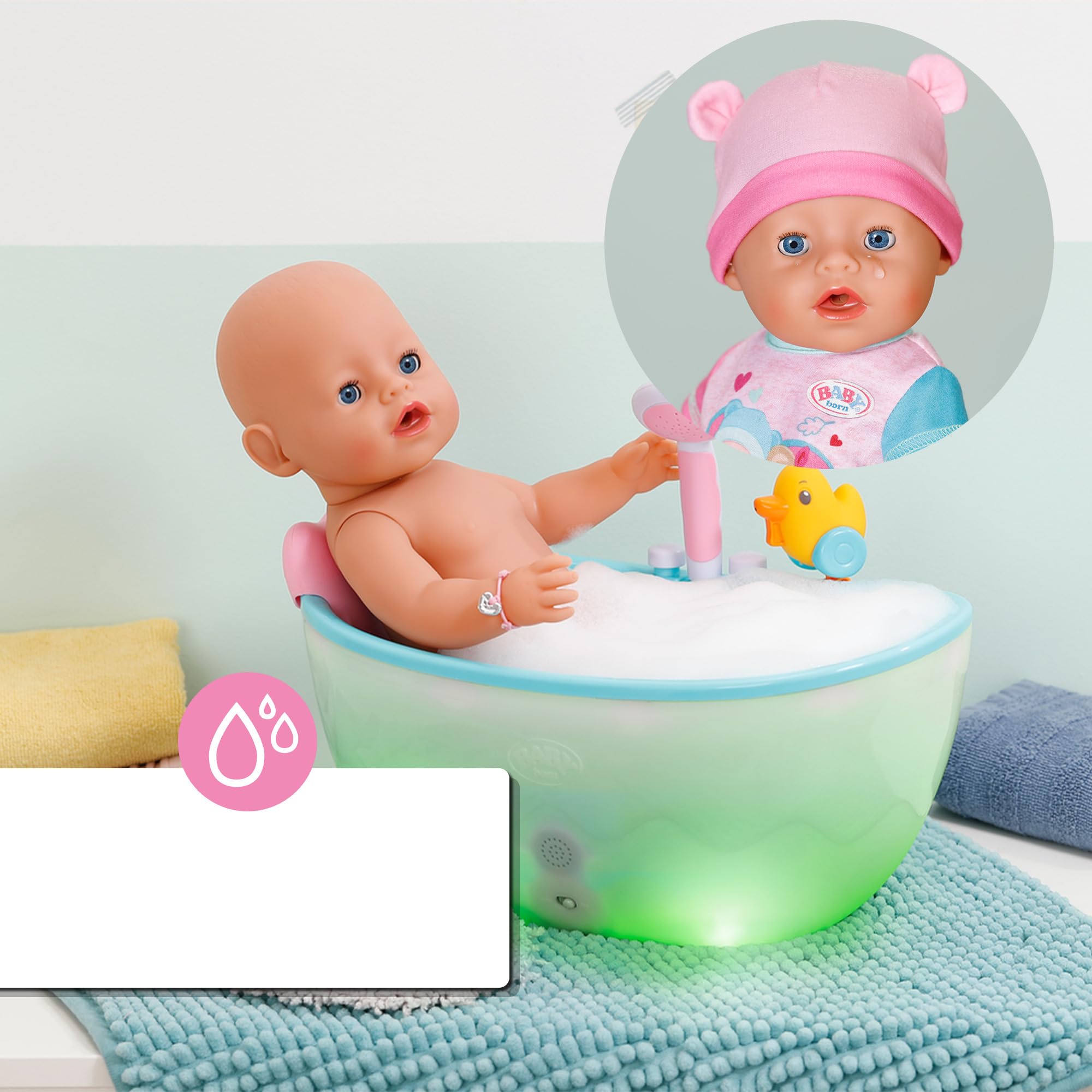 BABY born Emma - 43cm Interactive Baby Doll with 10 Functions & Accessories for Kids 6