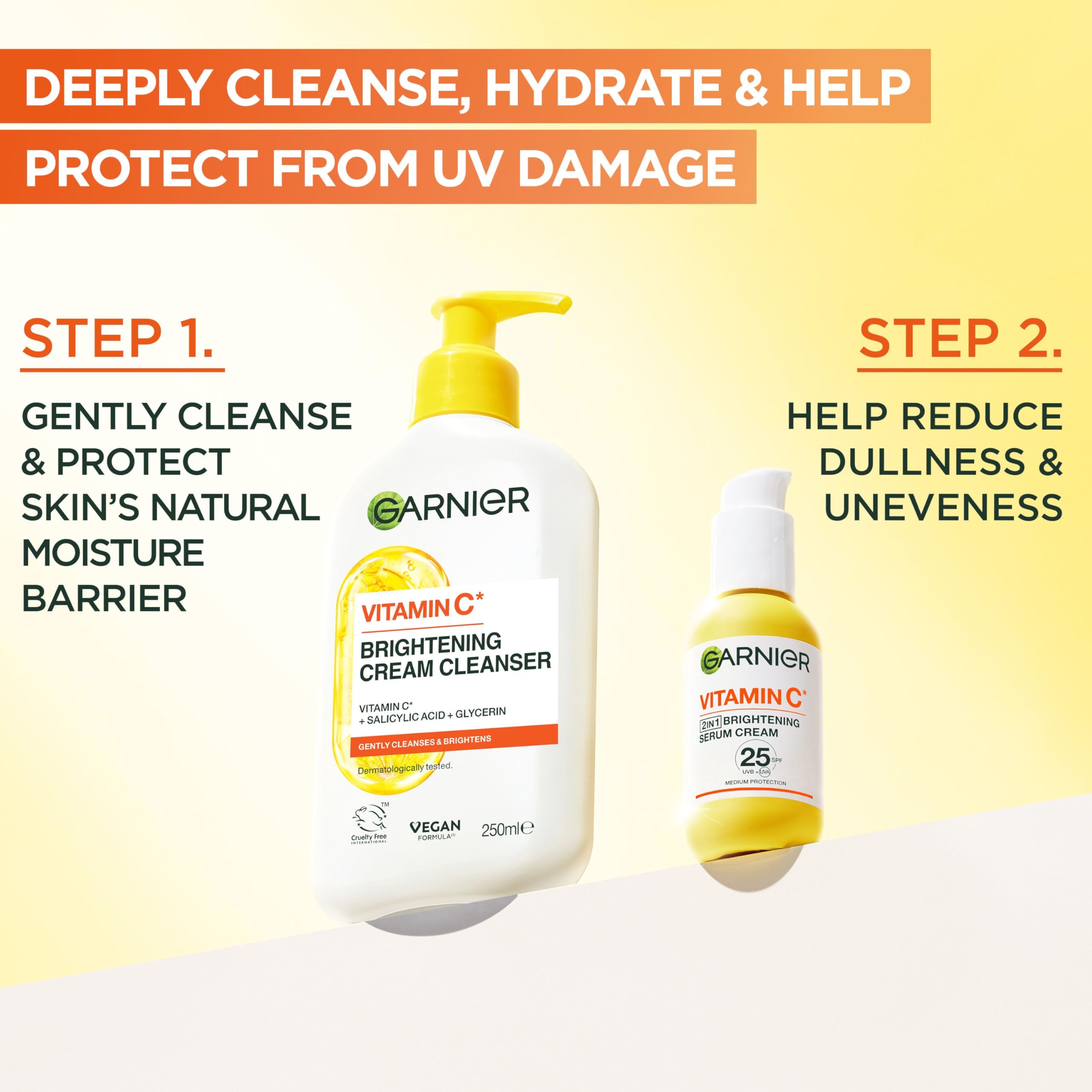 Garnier Vitamin C Serum Cream (50ml) - Brightening Face Moisturizer with 20% Vitamin C & SPF 25 14