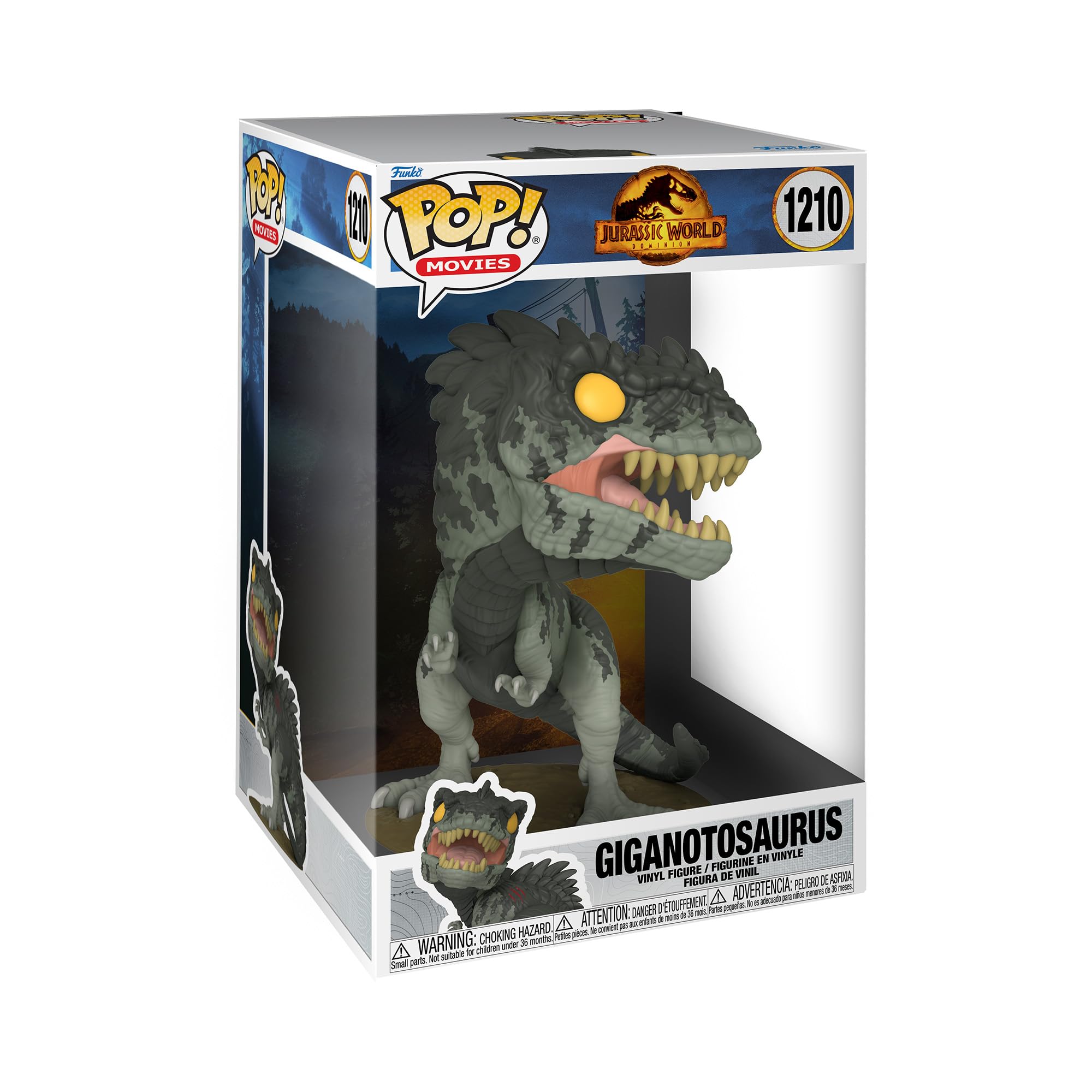 Funko Pop! Jumbo: Jurassic World 3 - Giant Dino - Gigantosaurus Vinyl Figure (55378)