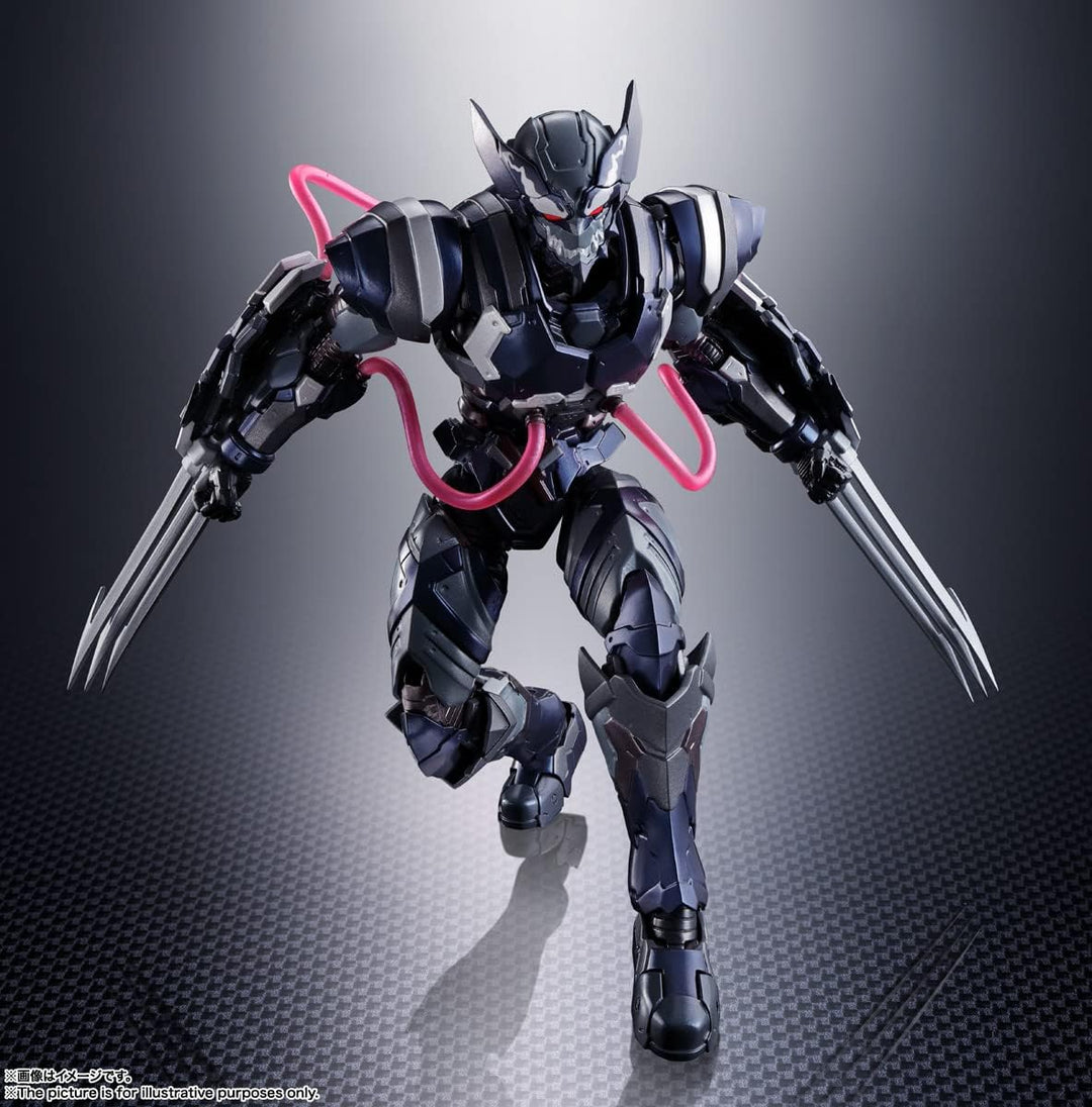 BANDAI S.H. Figuarts Tech-On Avengers - Venom Symbiote Wolverine Action Figure (BDIAV641656)