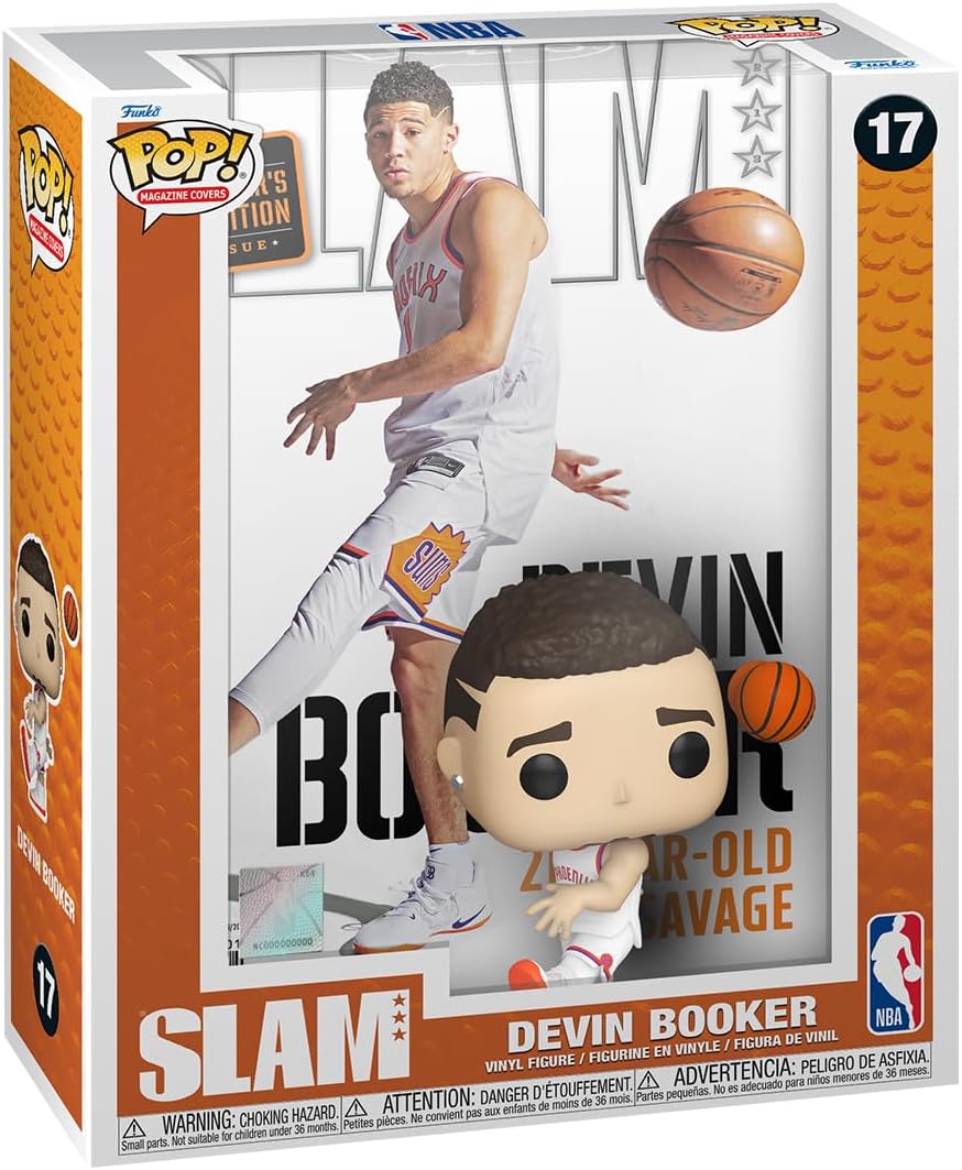 Funko Pop! NBA Cover: Slam – Devin Booker Vinyl Figure (75070)