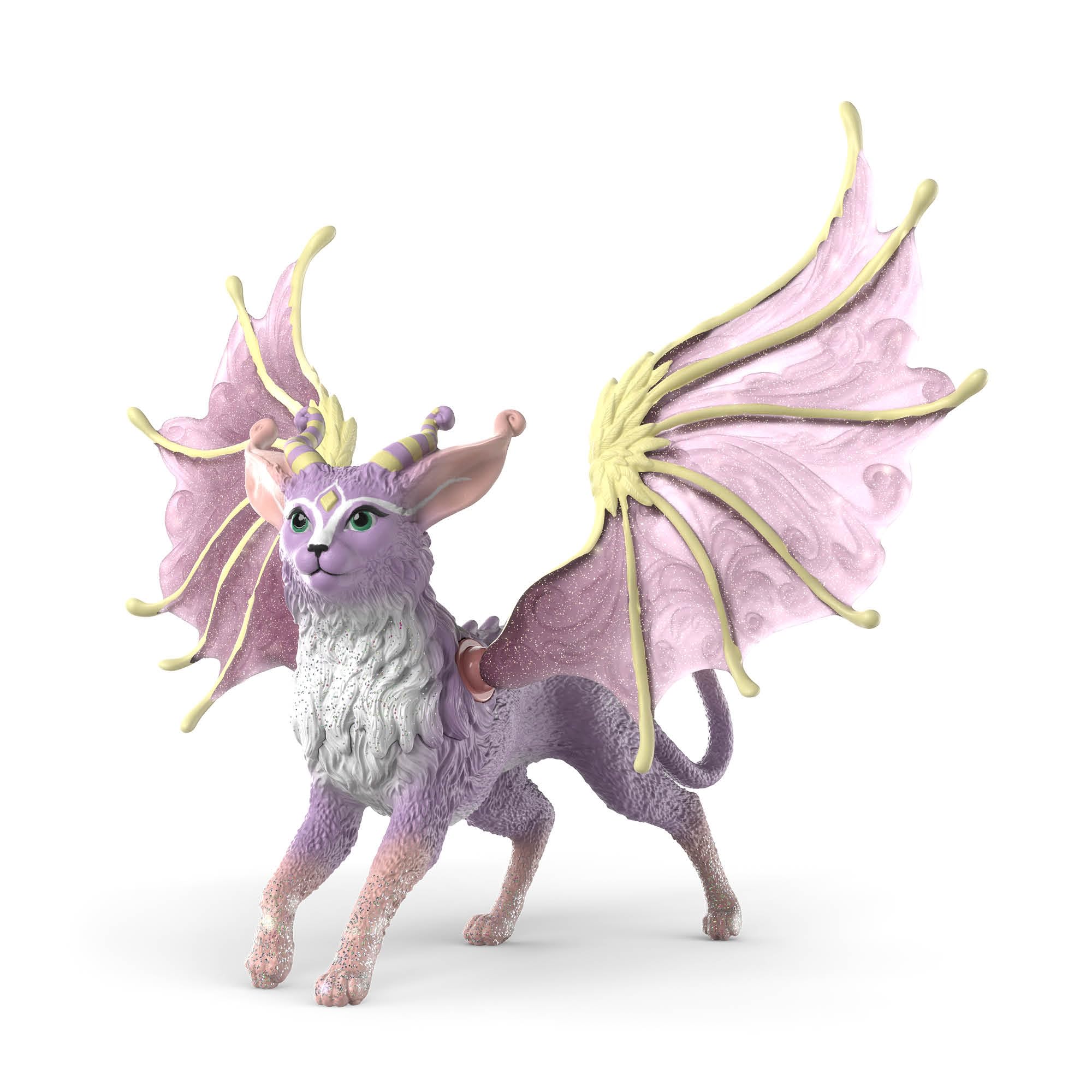 Schleich BAYALA Cat Dragon Toy Figurine - Kids 5+ | 70846