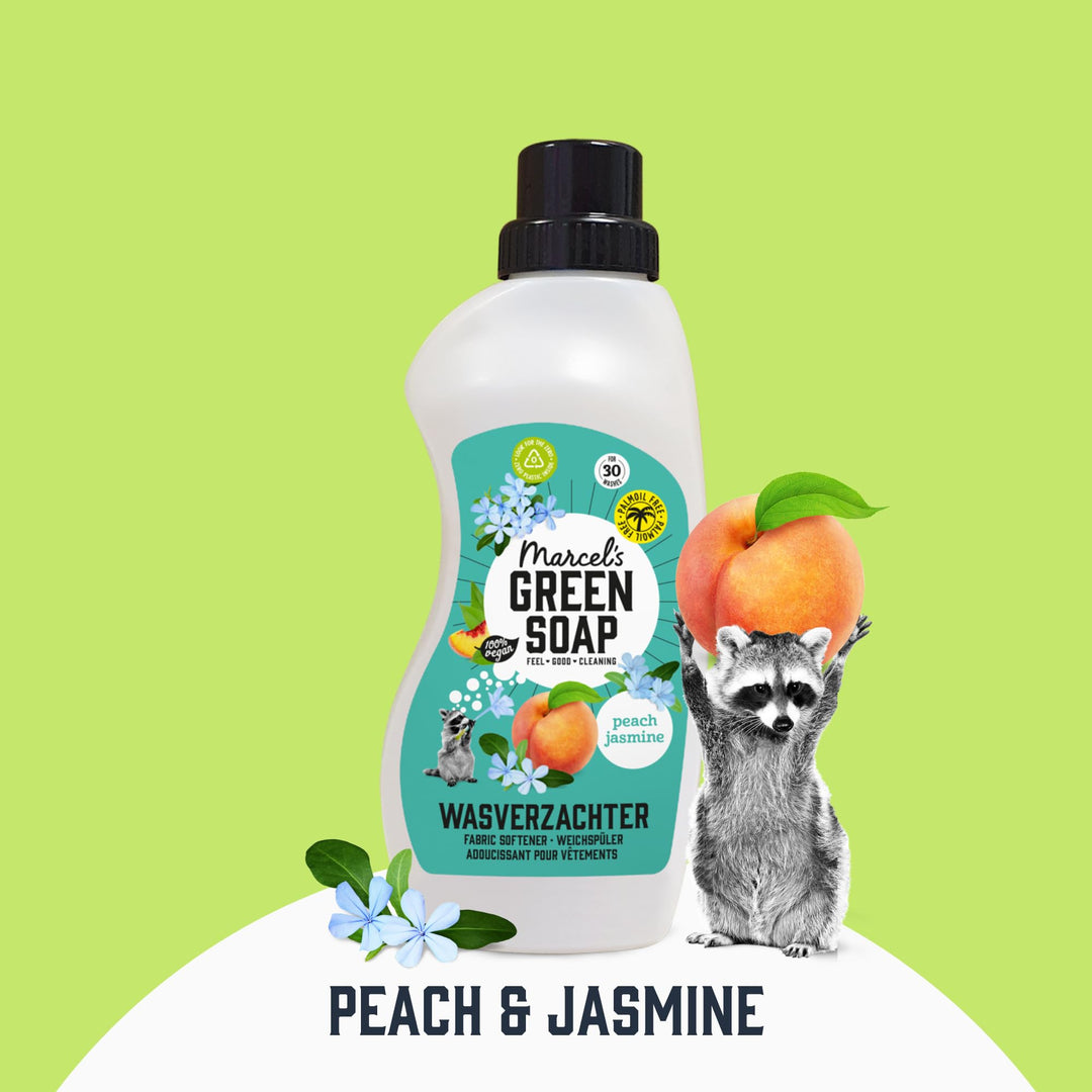 Marcel's Green Soap - Peach & Jasmine Fabric Conditioner (1L)